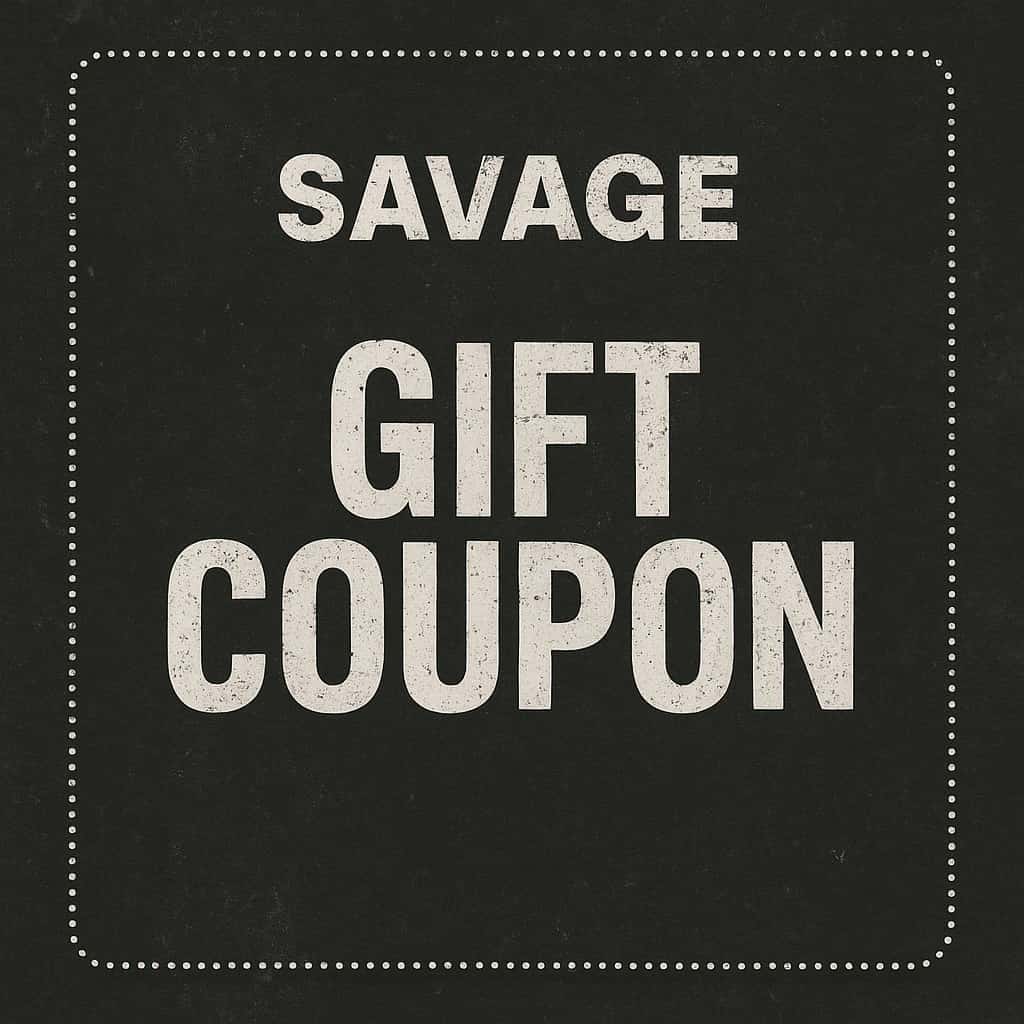 Tarjeta de regalo savage
