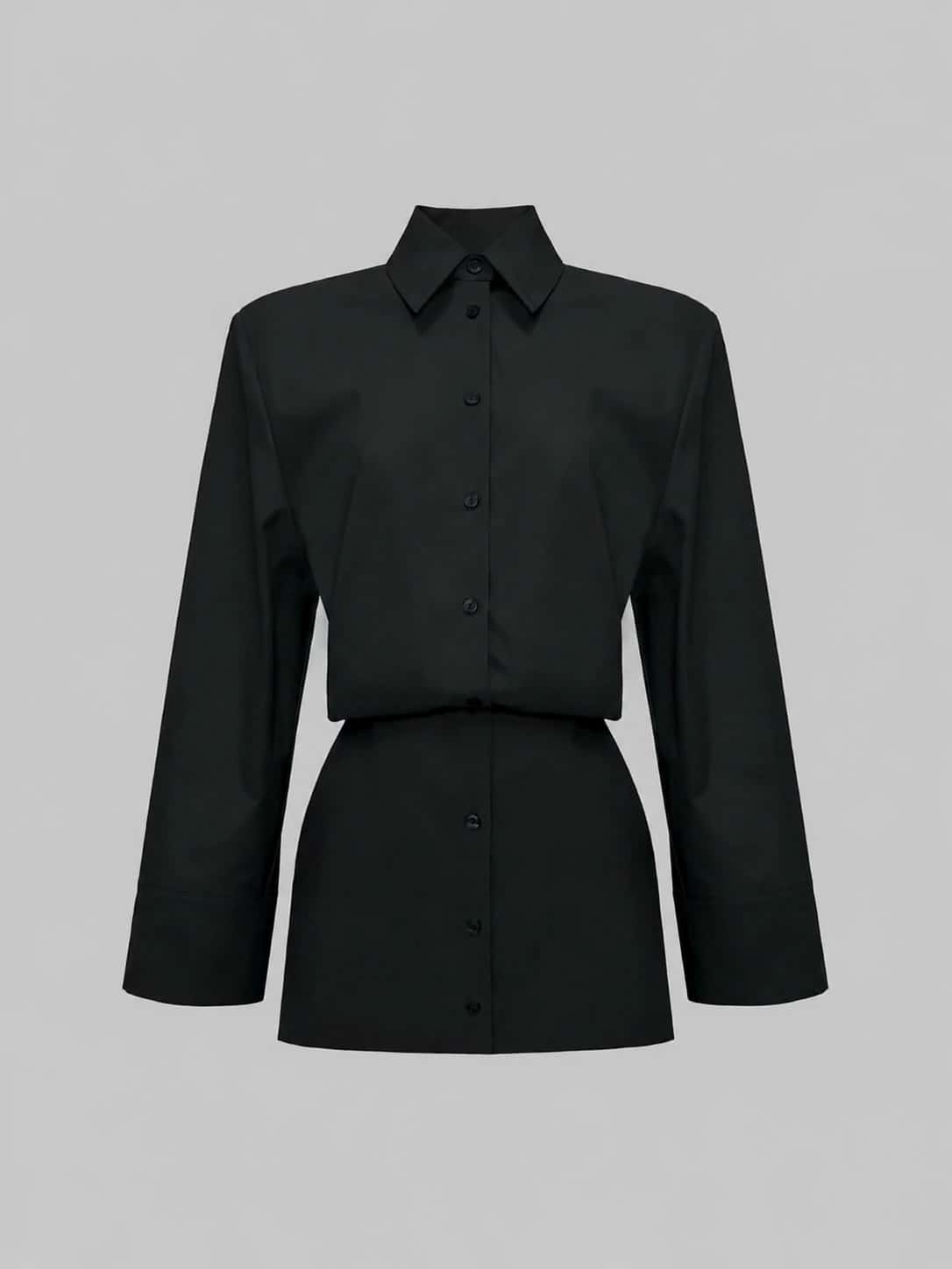 Polin cotton oversized shirt dress