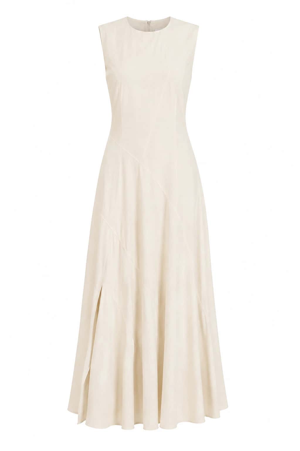 Vestido Asimétrico Beige