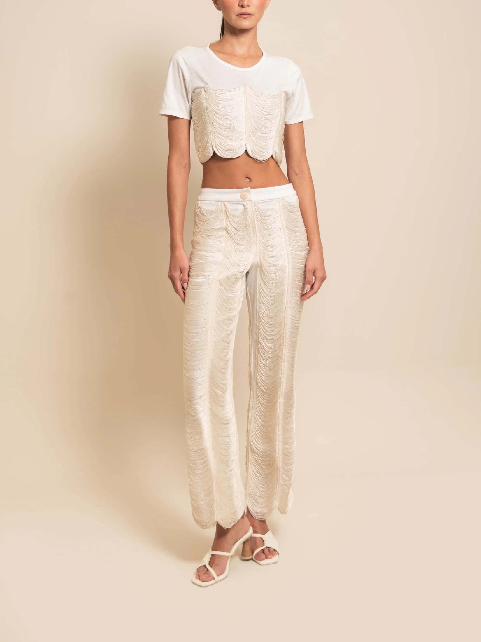 SIMONE PANT IVORY