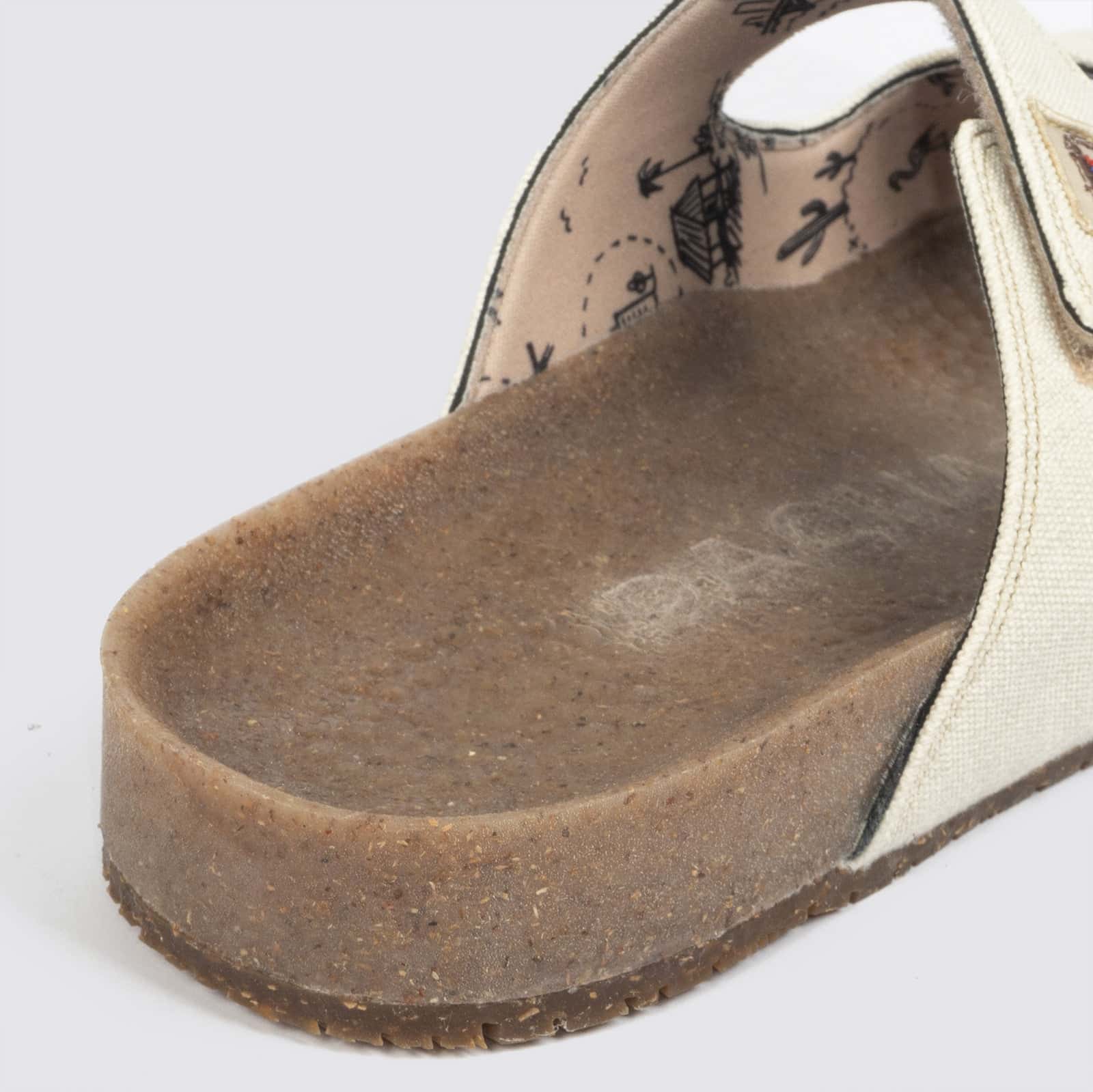 Sandalias dos correas "Bitacora" Blanca - miniatura 7