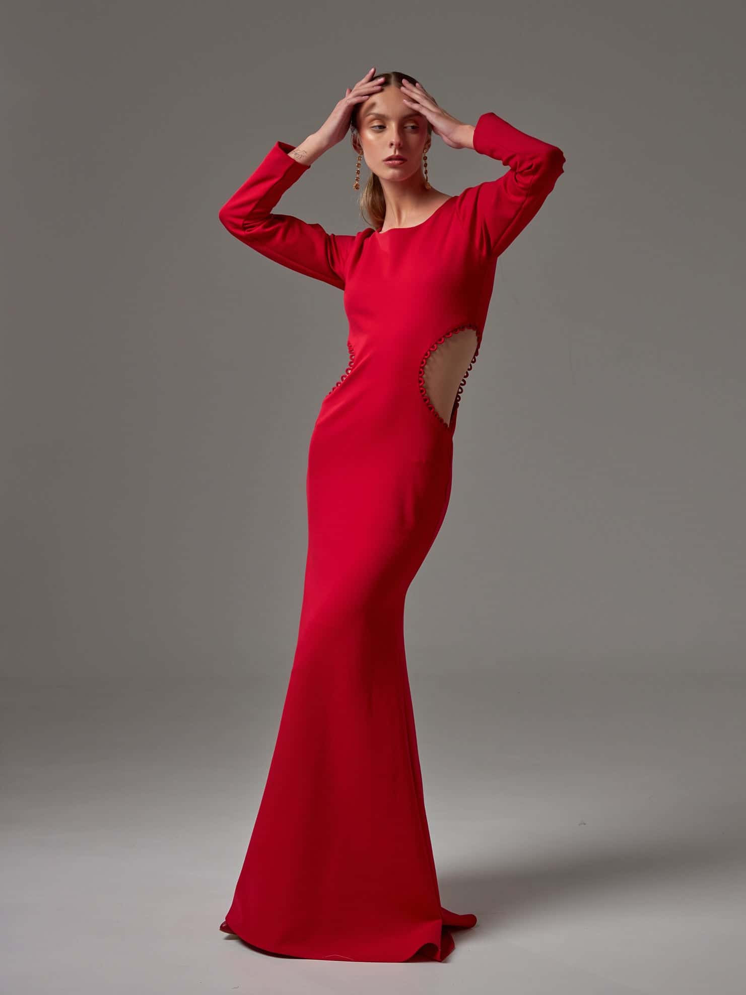 Vestido Carchie Rojo - miniatura 2