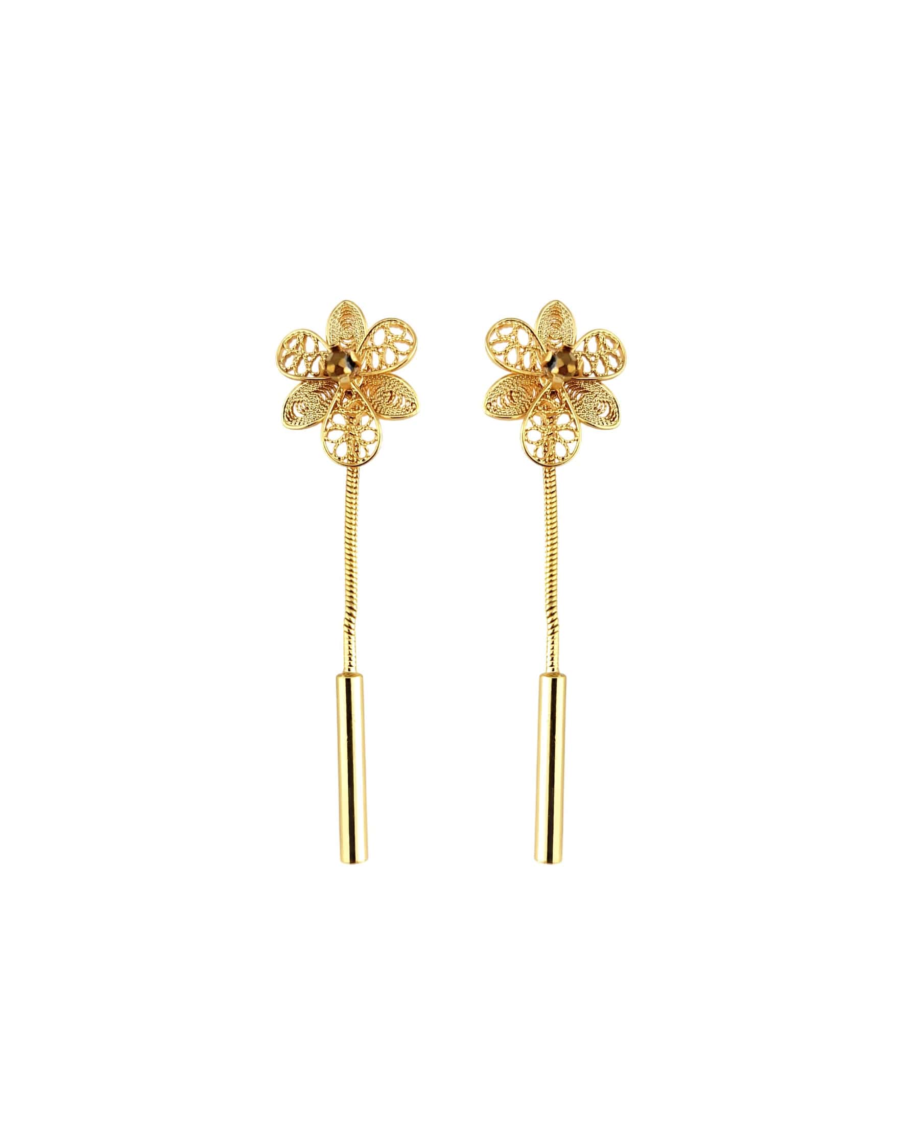 Aretes filigrana doble función Esther
