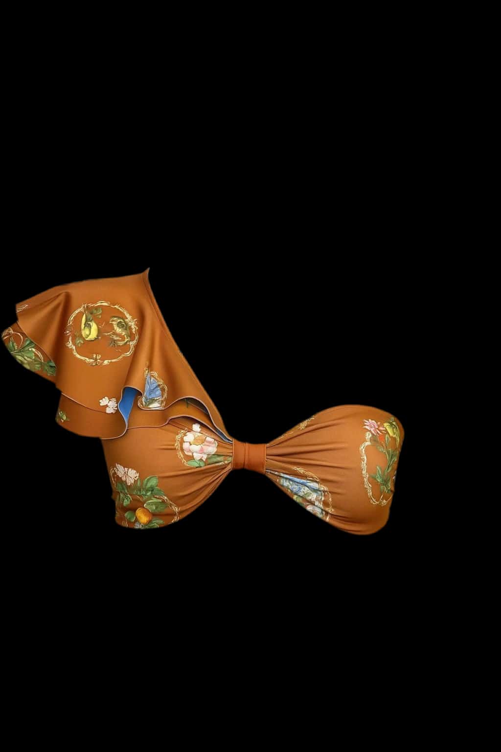 Deep Tea Marquise Bikini Top