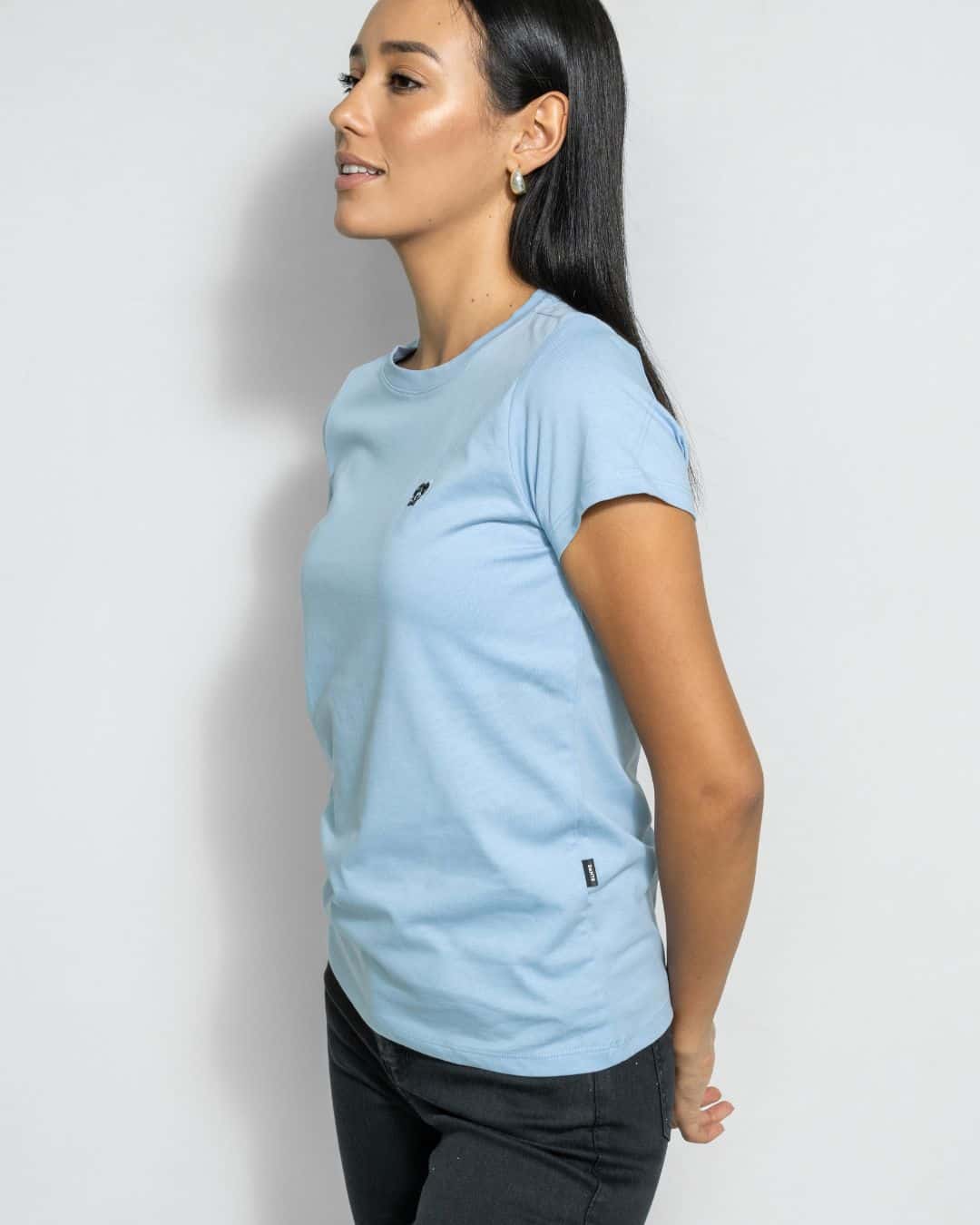 Camiseta Antimanchas de Mujer Baby Blue - miniatura 3