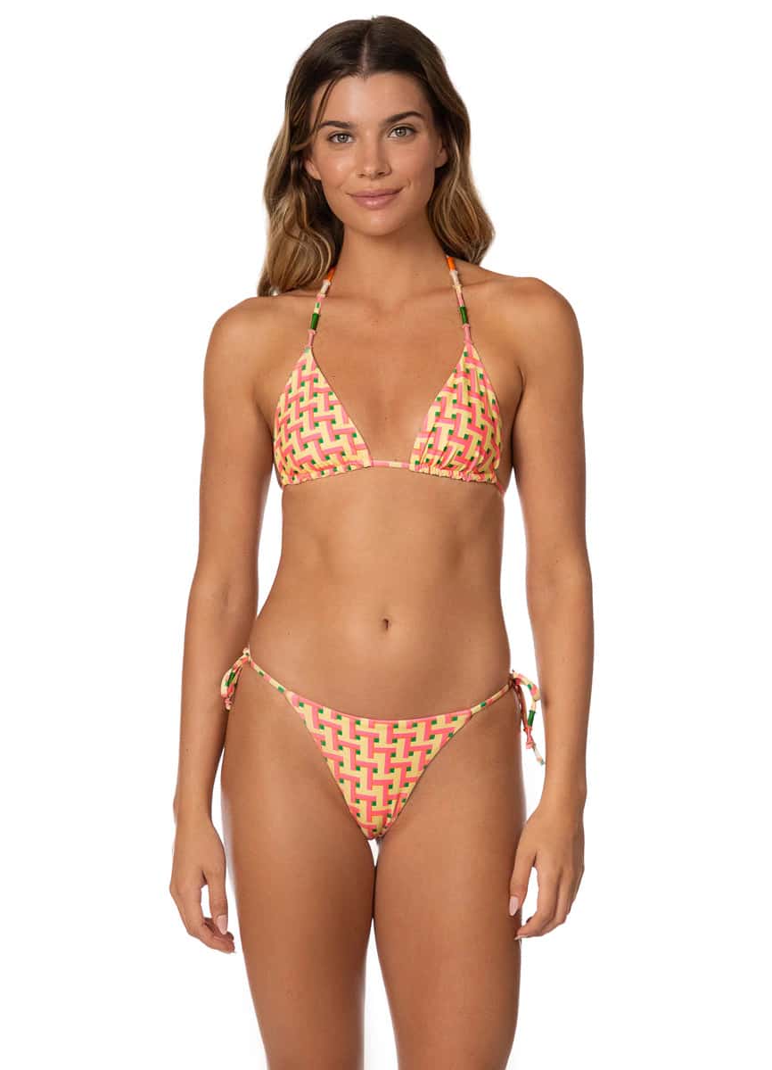 Maaji Blush Tide Balmy Sliding Triangle Bikini Top