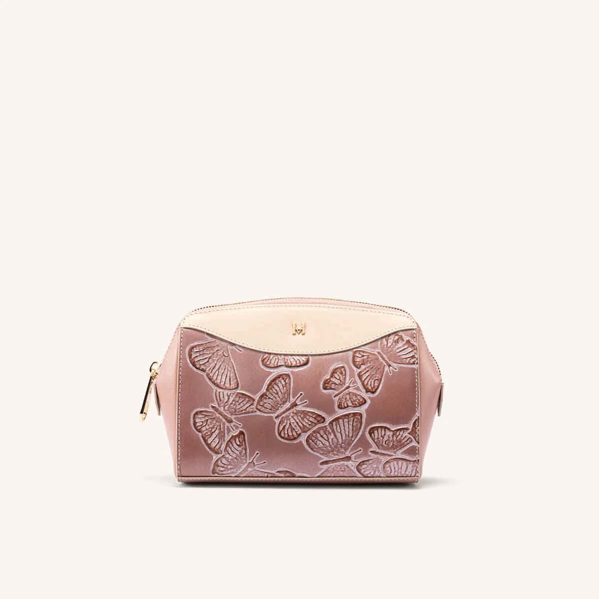 Cosmetiquero Mediano Mila Blush Mariposas