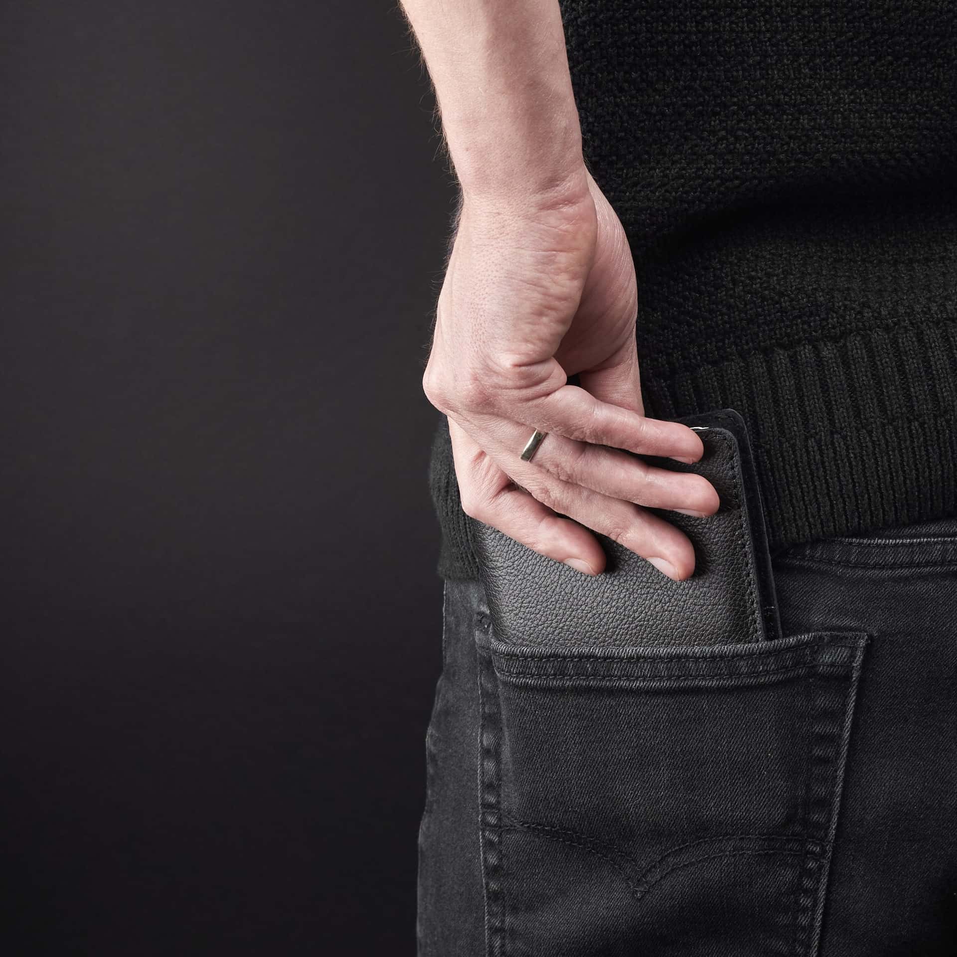 Pocket Passport Holder · Black