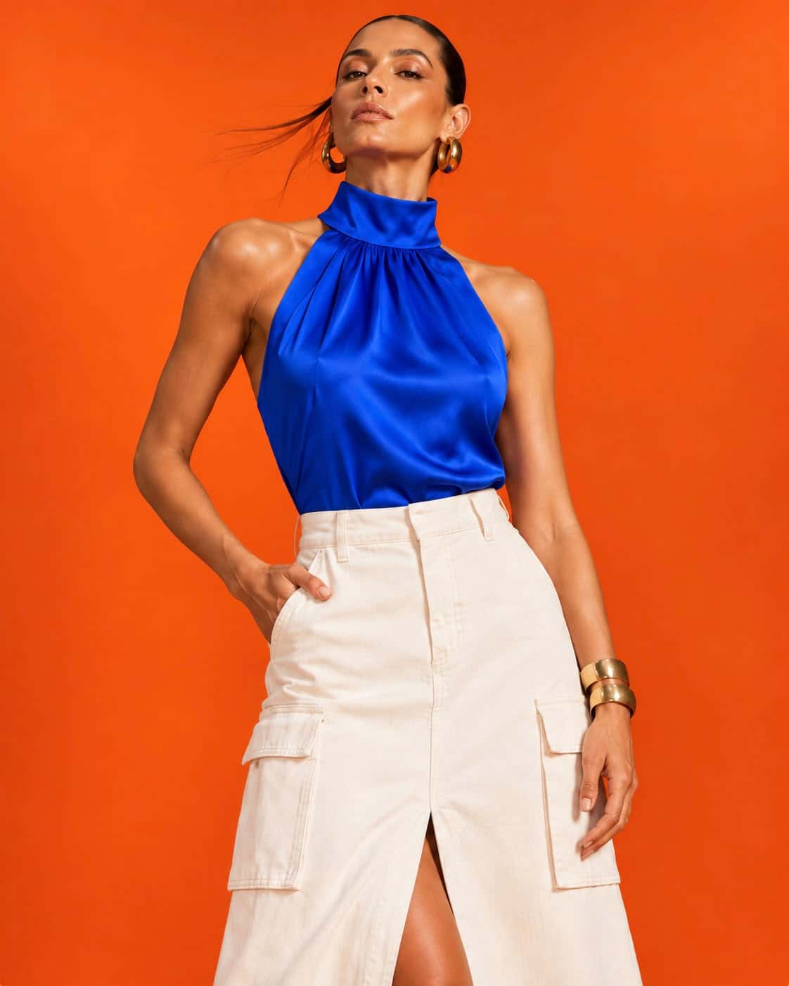 Blusa Apolito azul