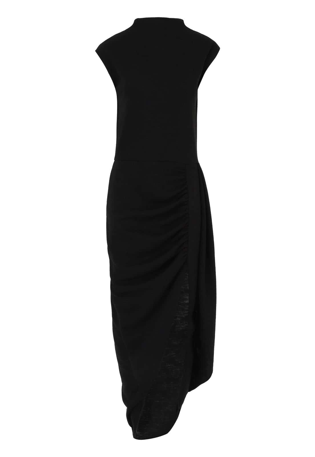 DRAPPED TRAIN DRESS