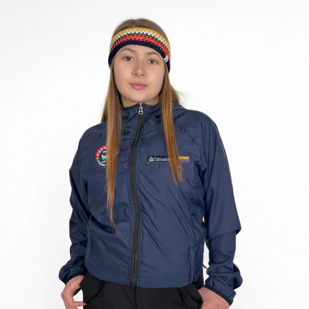 Chaqueta Impermeable Pionono Azul  Oscuro Mujer