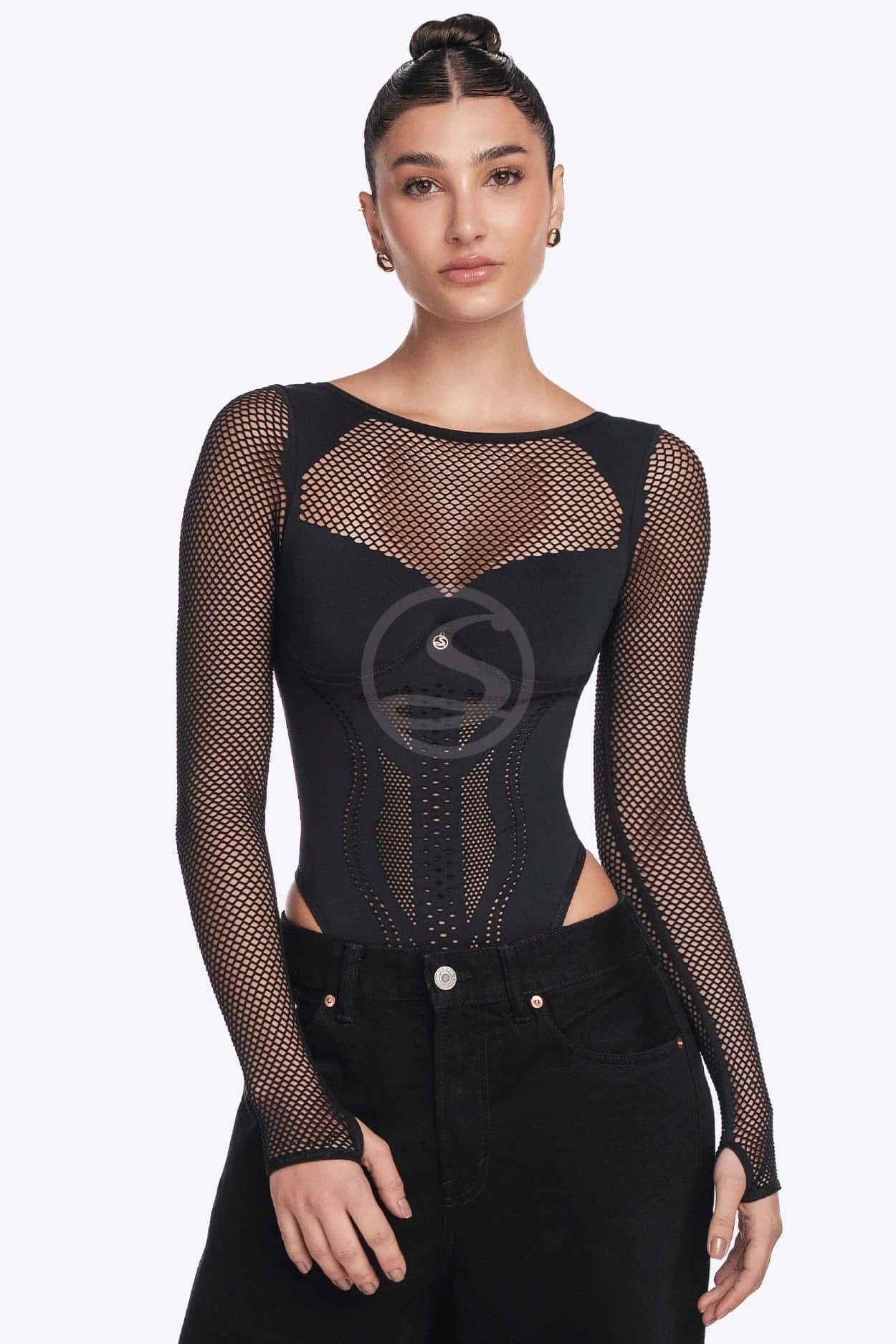 Body Rebel Negro Santísimas Ref. S-699