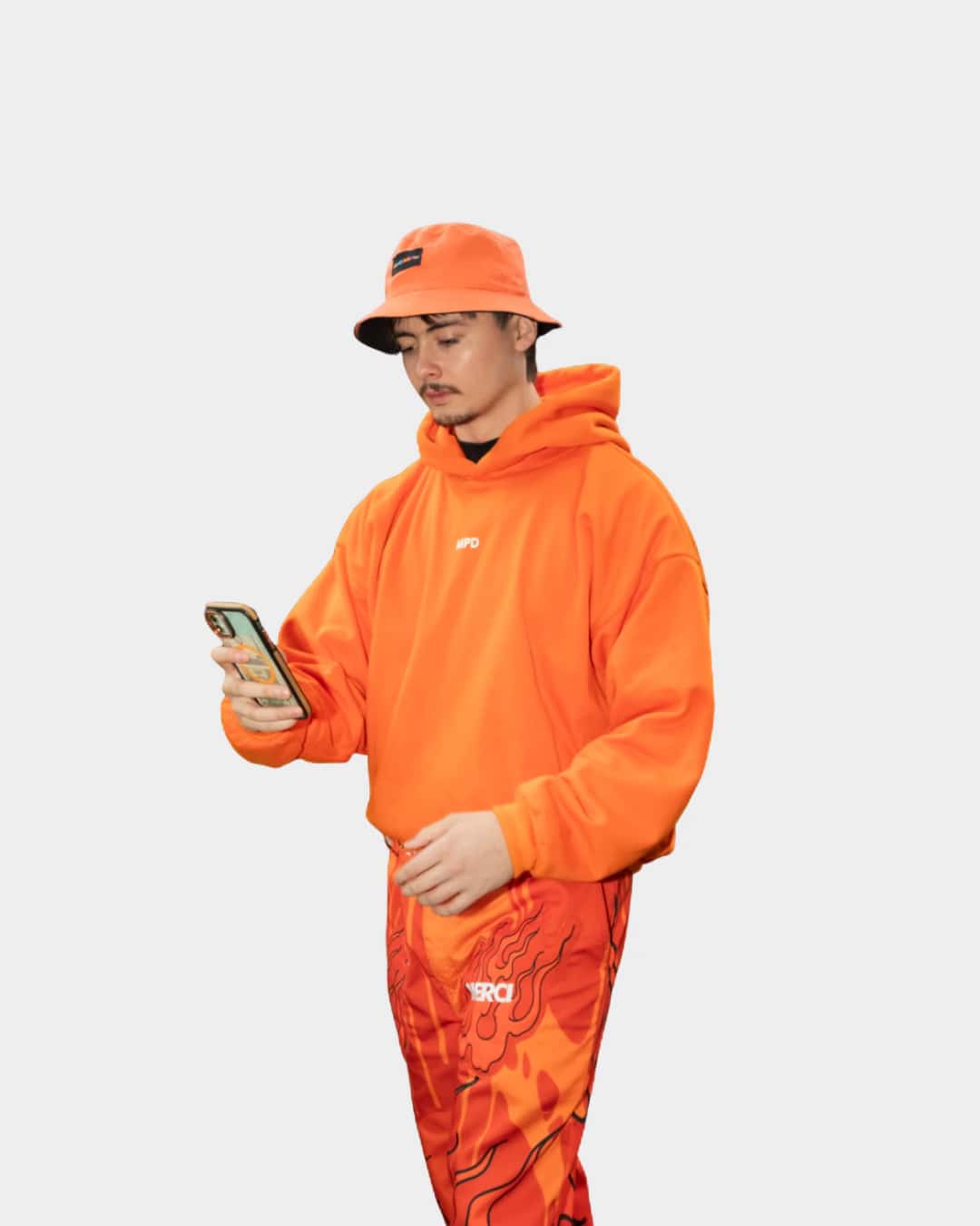 HOODIE ERROR NARANJA - miniatura 1
