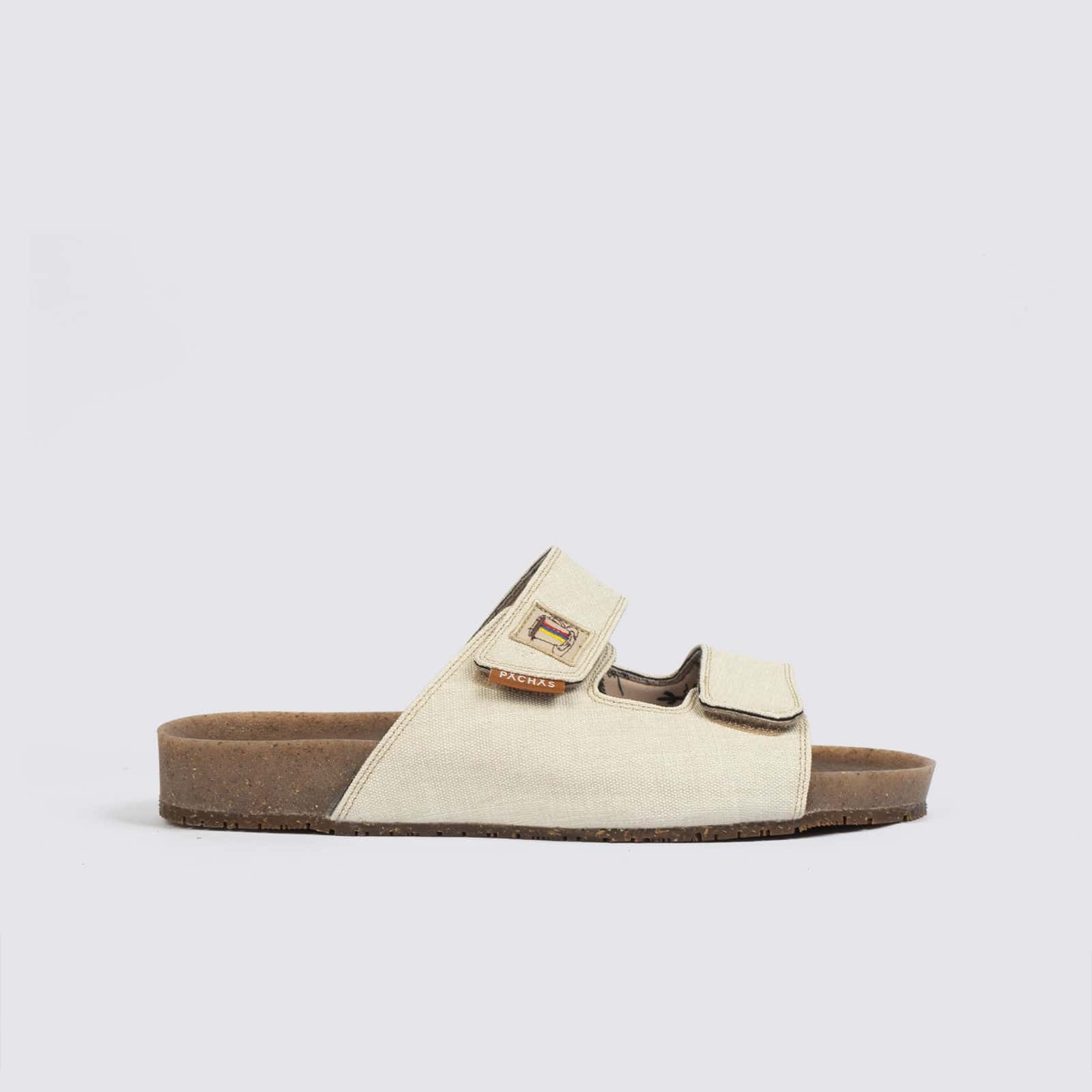 Sandalias dos correas "Bitacora" Blanca