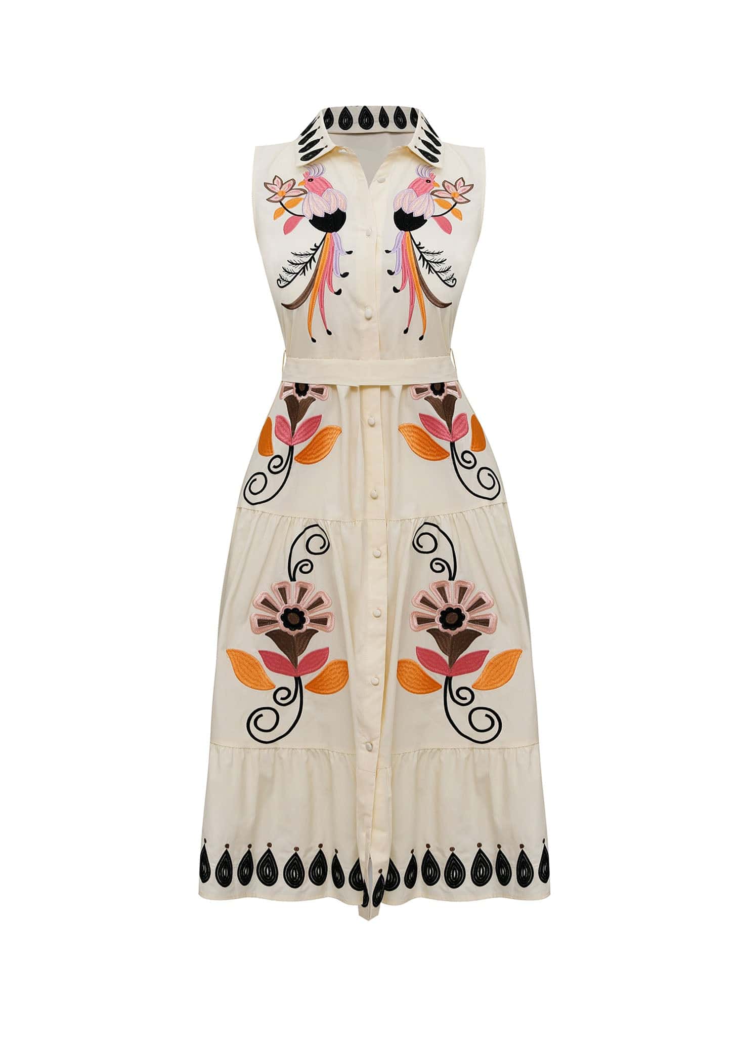 Vestido Bird & Floral