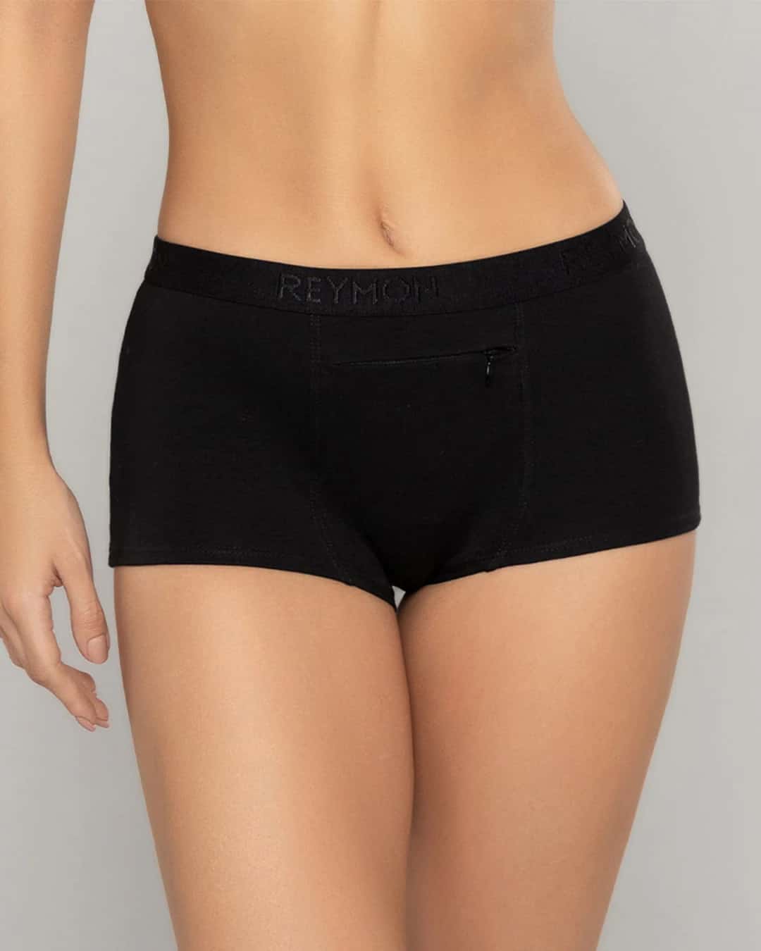 Boxer Femenino en Algodón con Bolsillo de Seguridad Ref. 8014-U - miniatura 8