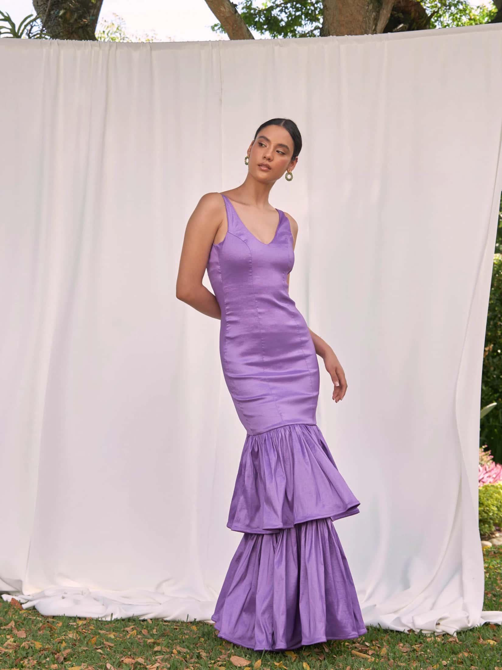 Vestido Adell Lila - miniatura 4