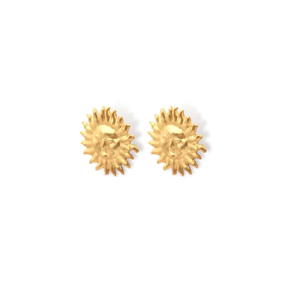 Aretes de sol con cara completa