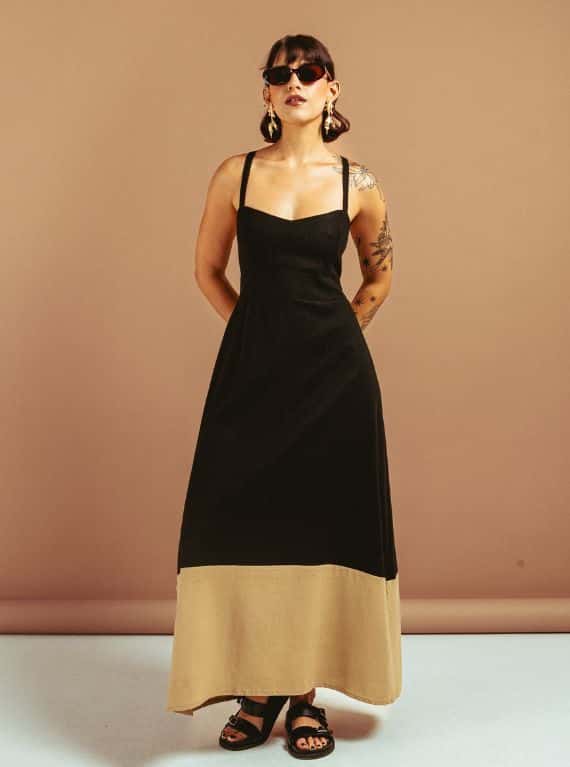 VESTIDO MOCA CHAI