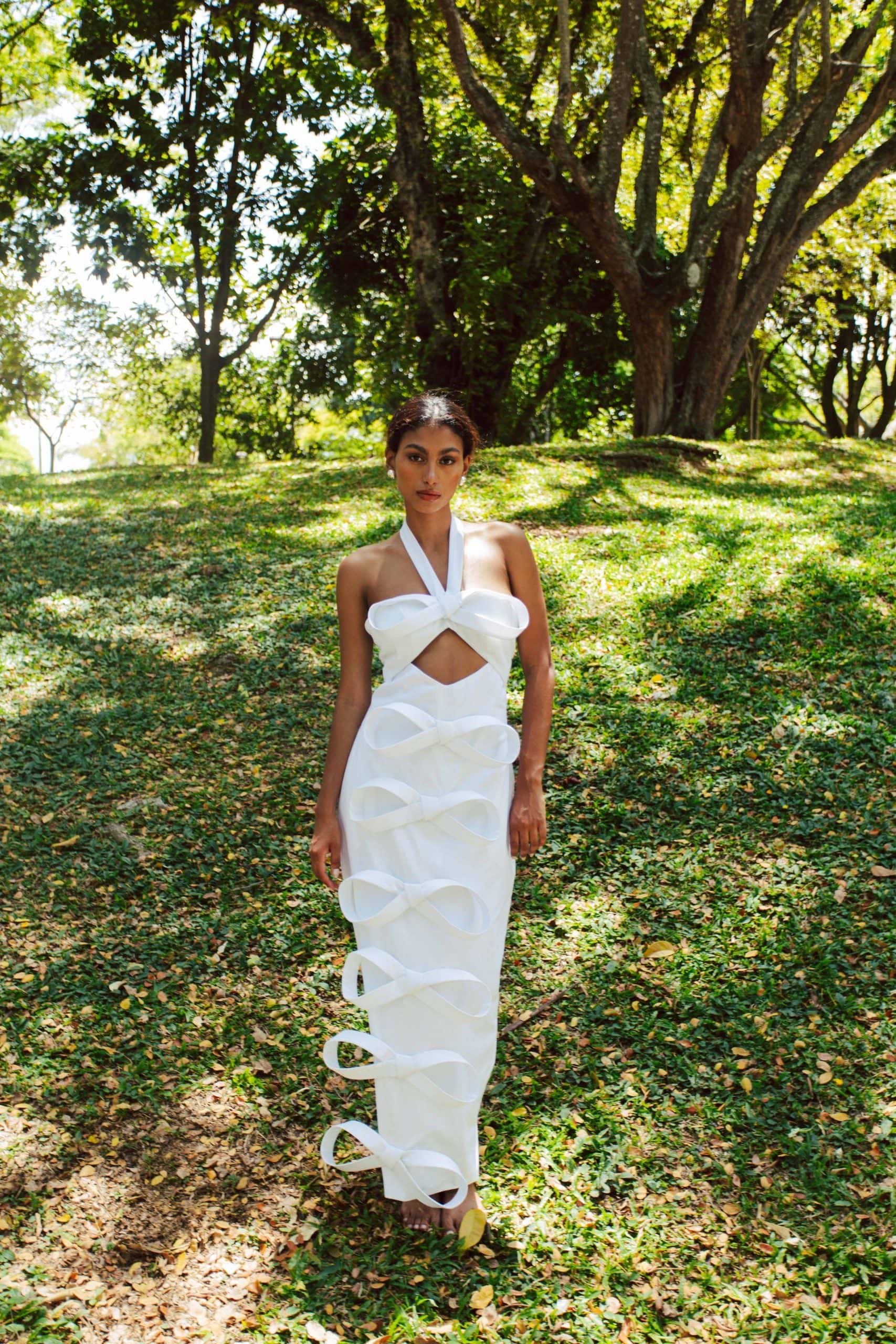 Infinite Ribbon Midi Dress - miniatura 2