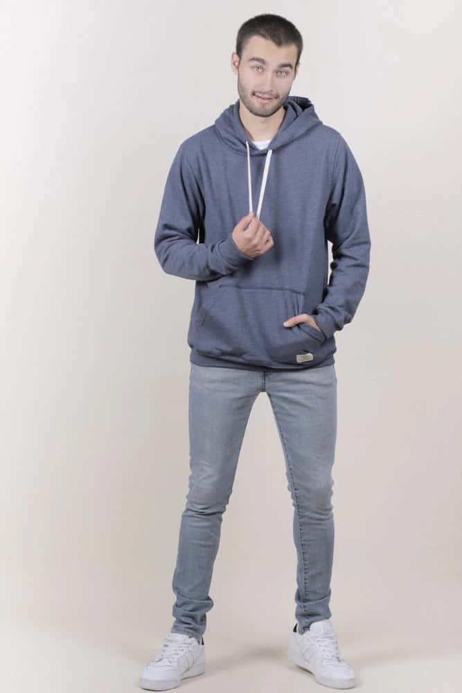 HOODIE AZUL UNISEX- BÁSICO