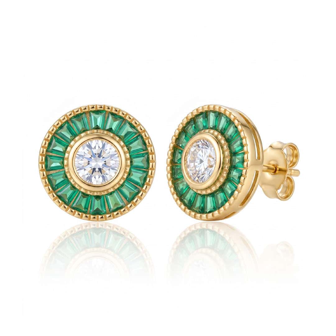 Aretes Clara Esmeralda