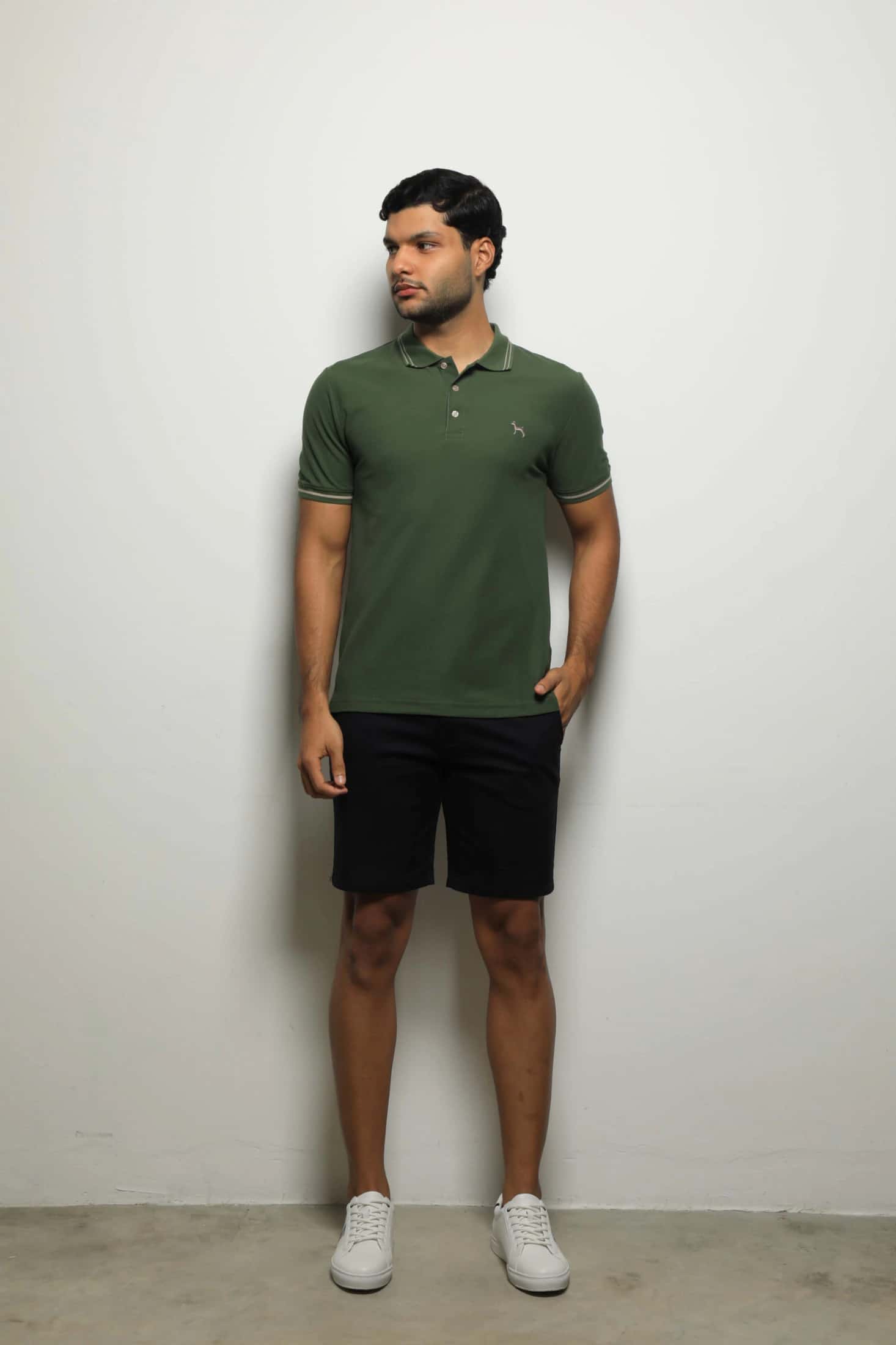Polo Básica Verde