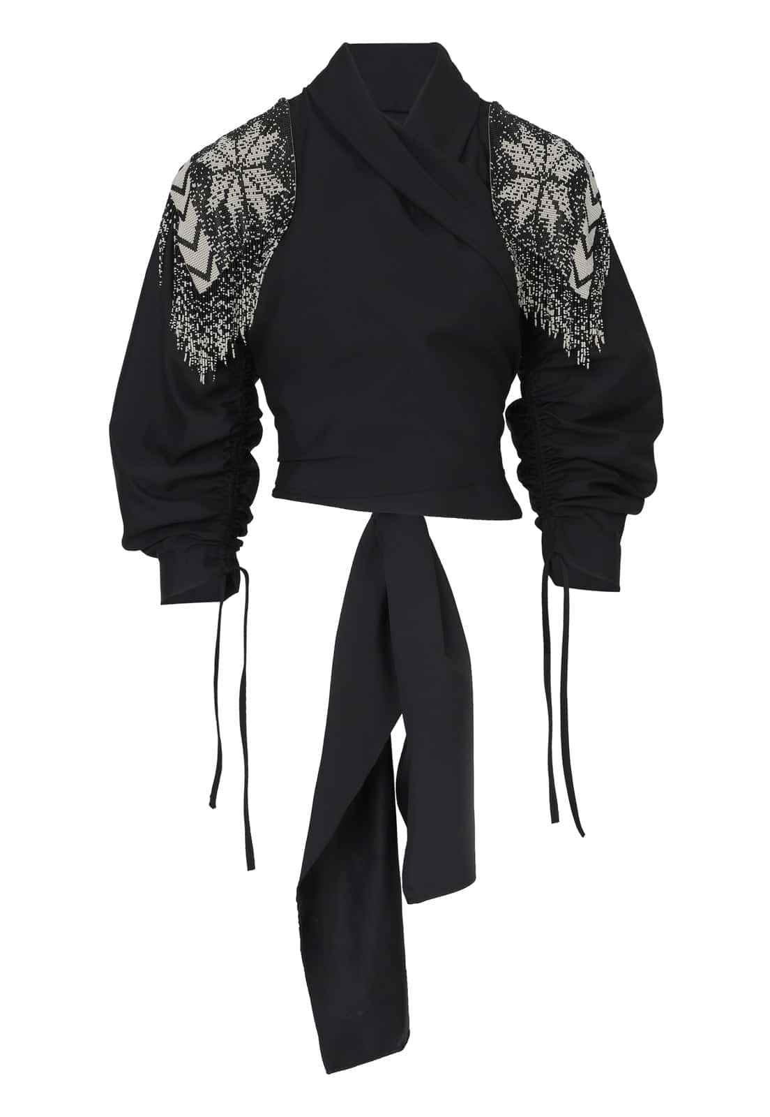 “CHAQUIRA” CROSSED JAPANESE BLOUSE