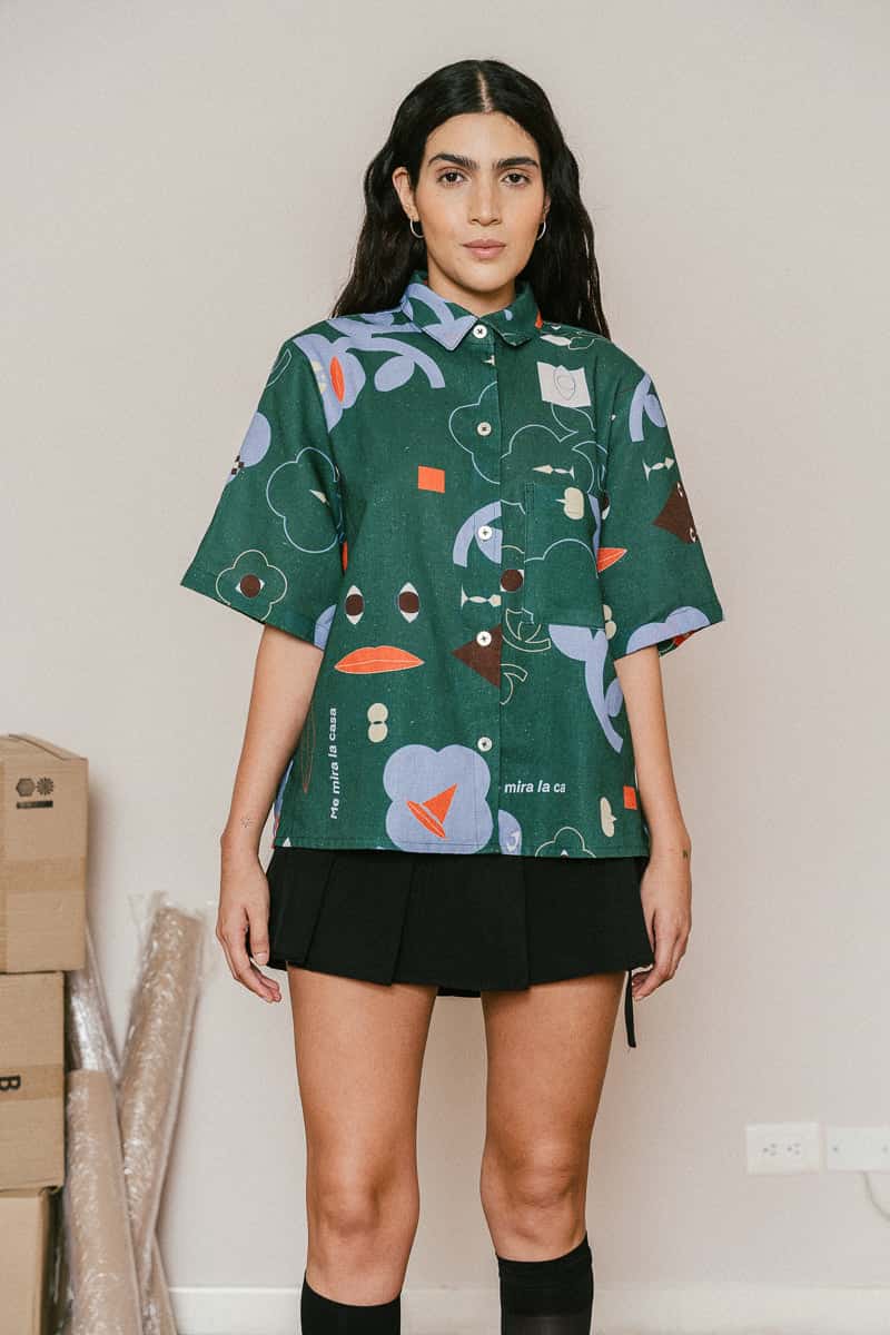 CAMISA CARAS VEMOS - UNISEX