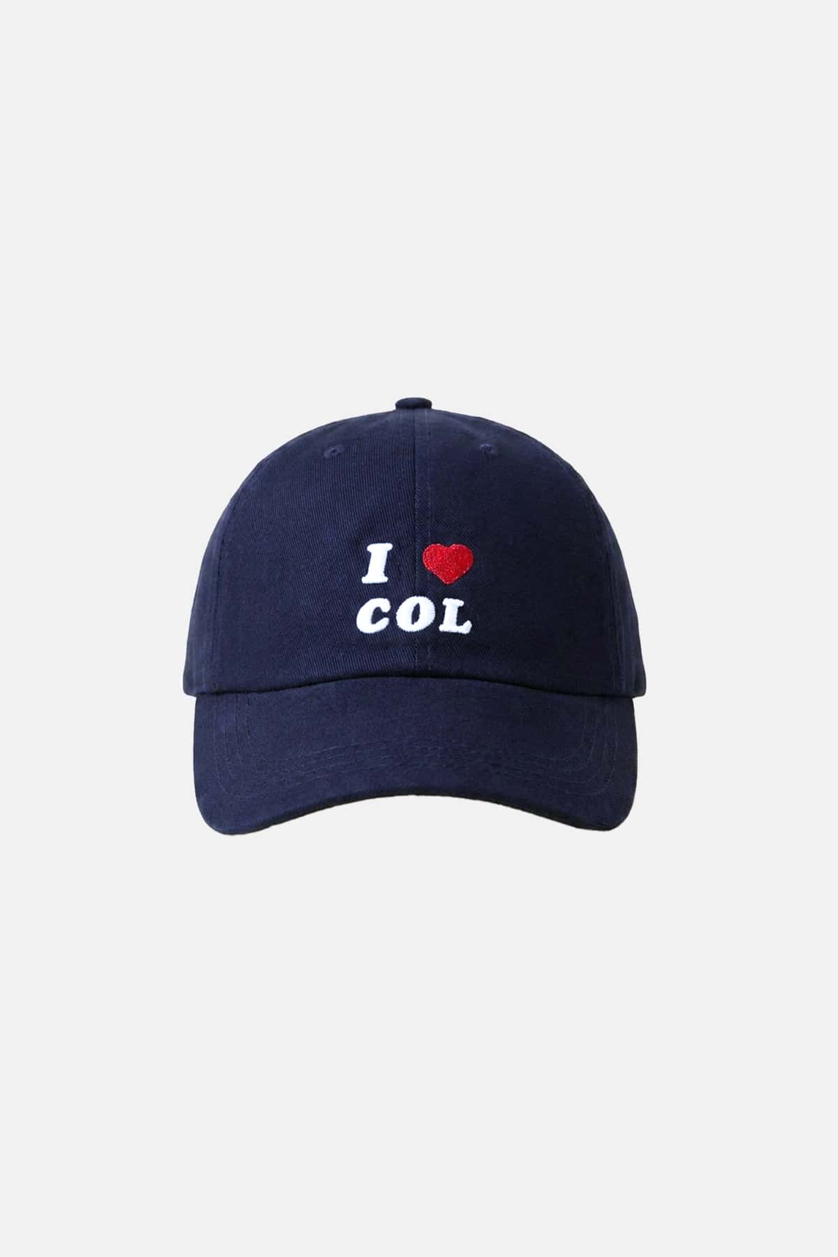 I <3 COL HAT NAVY BLUE