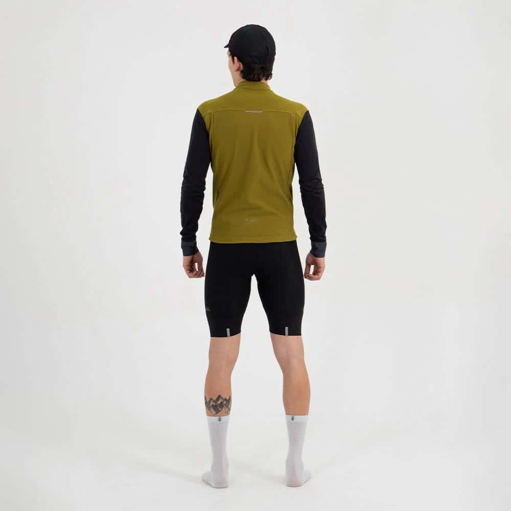 CHAQUETA CICLISMO THERMALTECH OLIVE UNISEX - miniatura 3