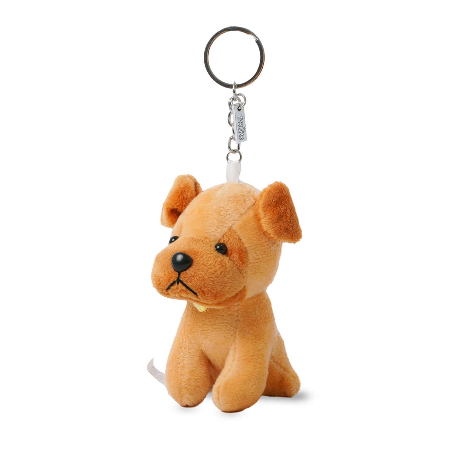 Llavero de Peluche Doggy color Café