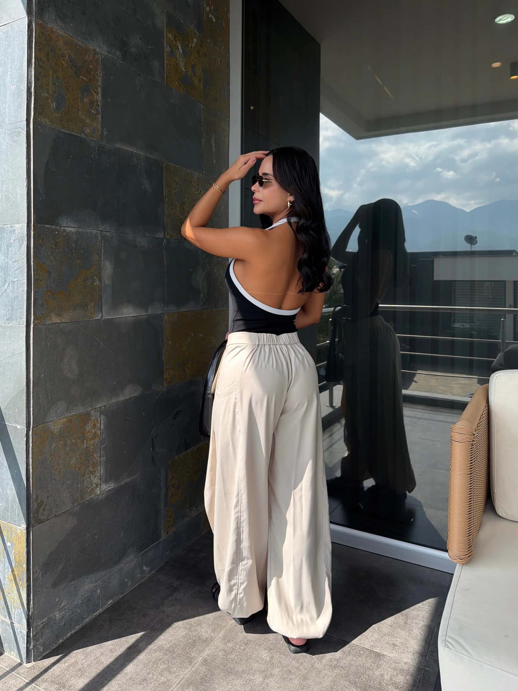 PANTALON ZAIRY MARFIL - miniatura 3