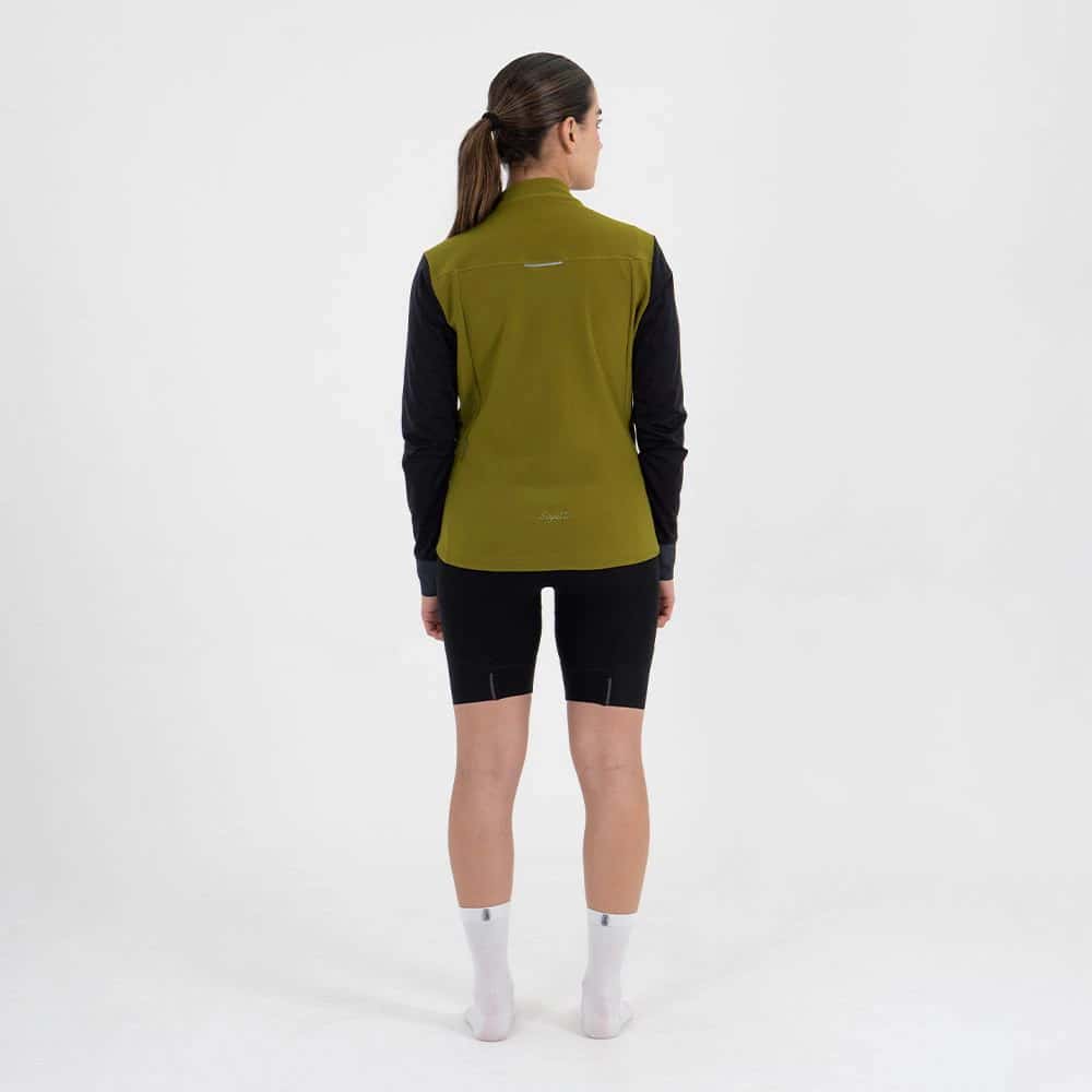 CHAQUETA CICLISMO THERMALTECH OLIVE UNISEX - miniatura 2