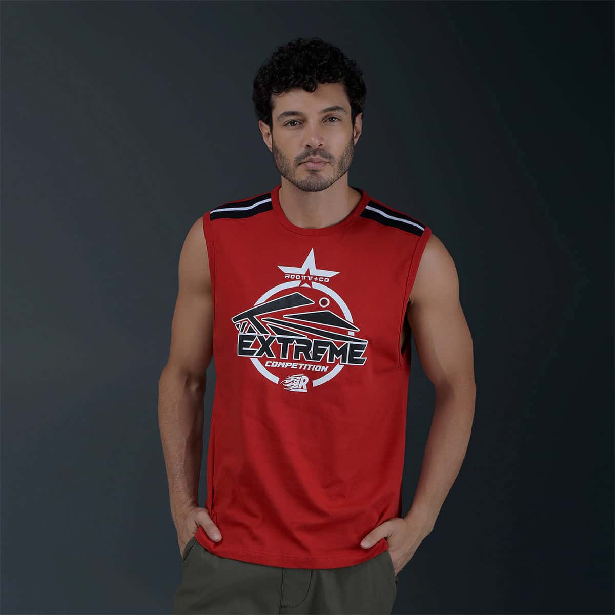 Camiseta Roja Manga Sisa