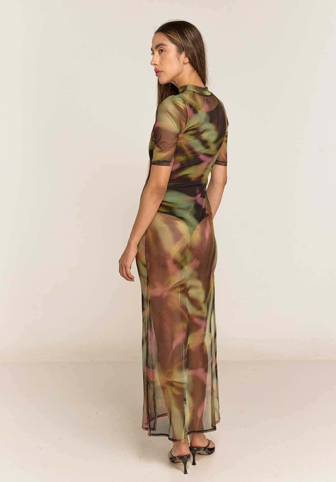 Vestido Mesh Bruma Blur - miniatura 3