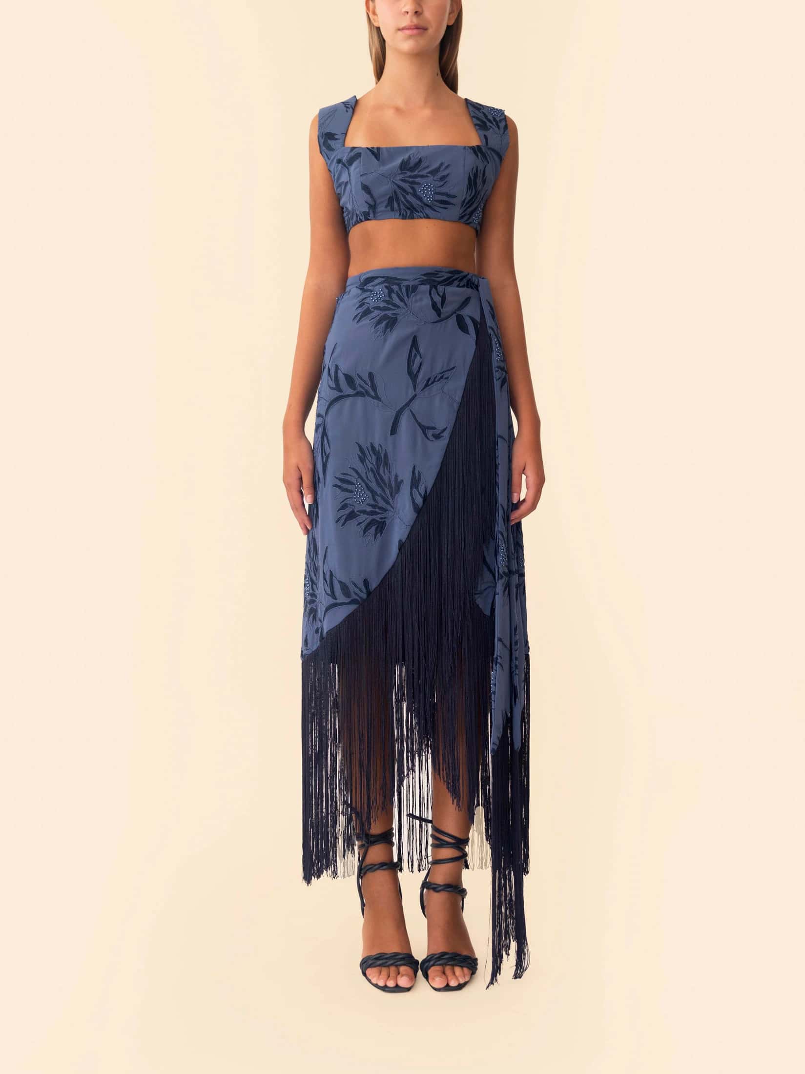 GRASSLAND SKIRT NAVY BLUE