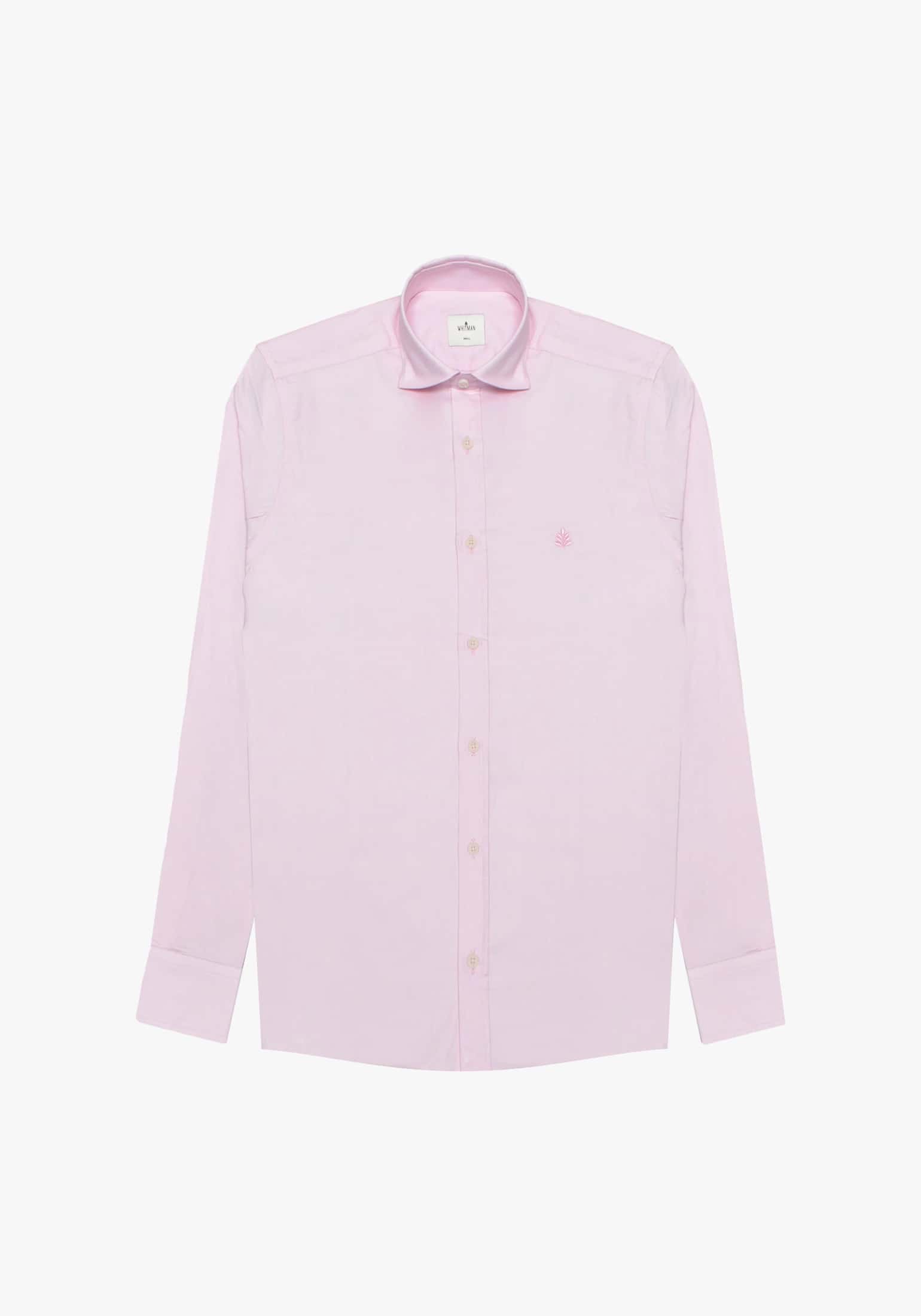 Camisa Whitman Rosada Cuello Francés