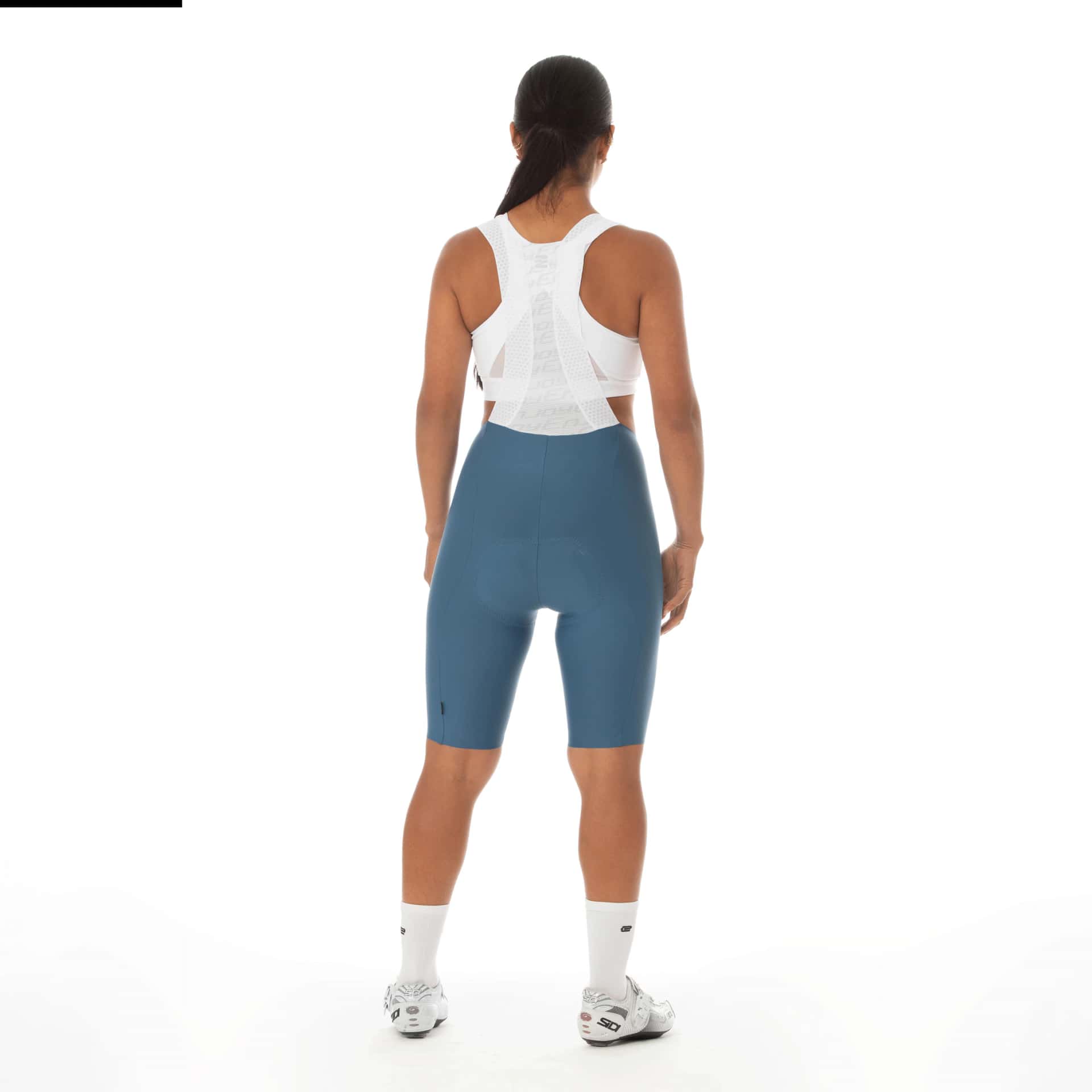 Pantaloneta Venge azul índigo con  cortes masculina - miniatura 9