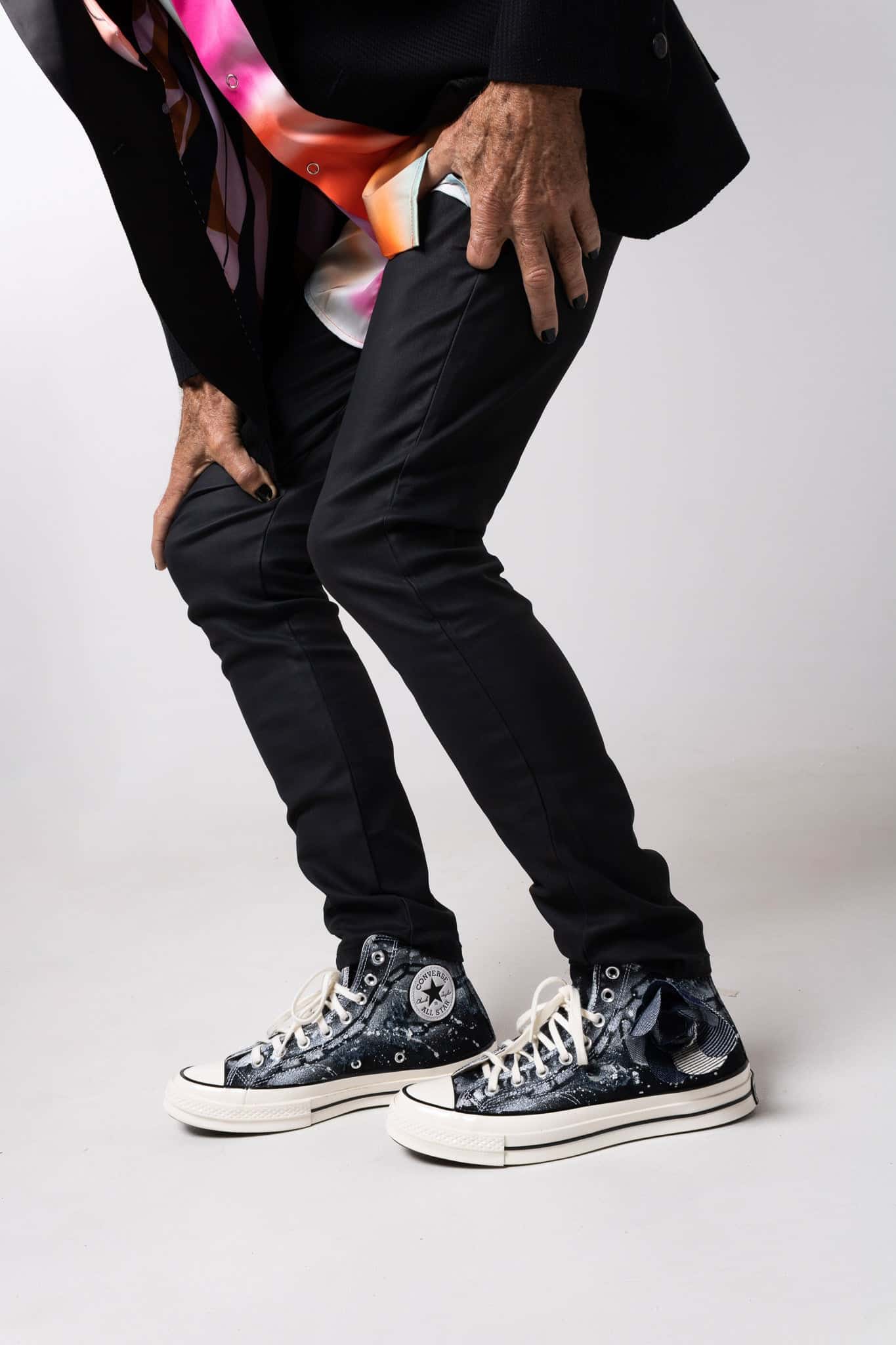 SKINNY JEAN RAMONES LEATHER - miniatura 3