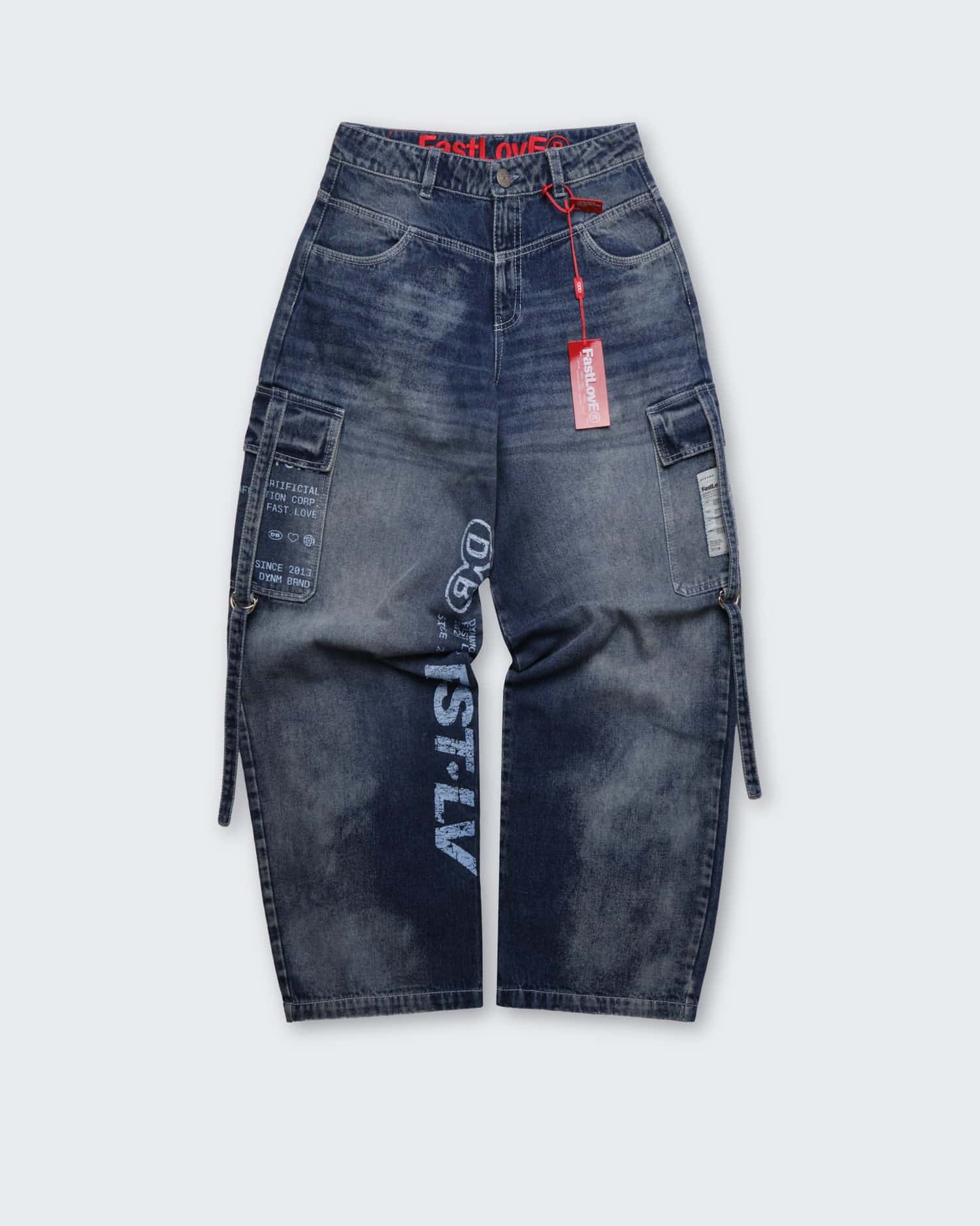 Jeans Azul Barrel - Edición Fast Love - miniatura 5