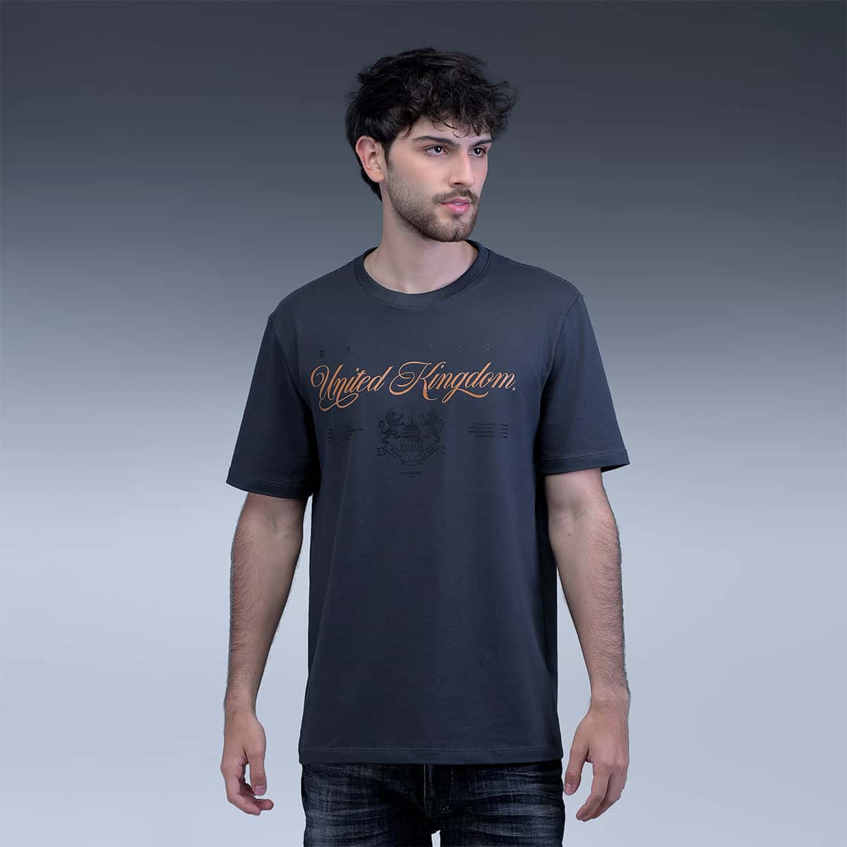 Camiseta Regular Gris