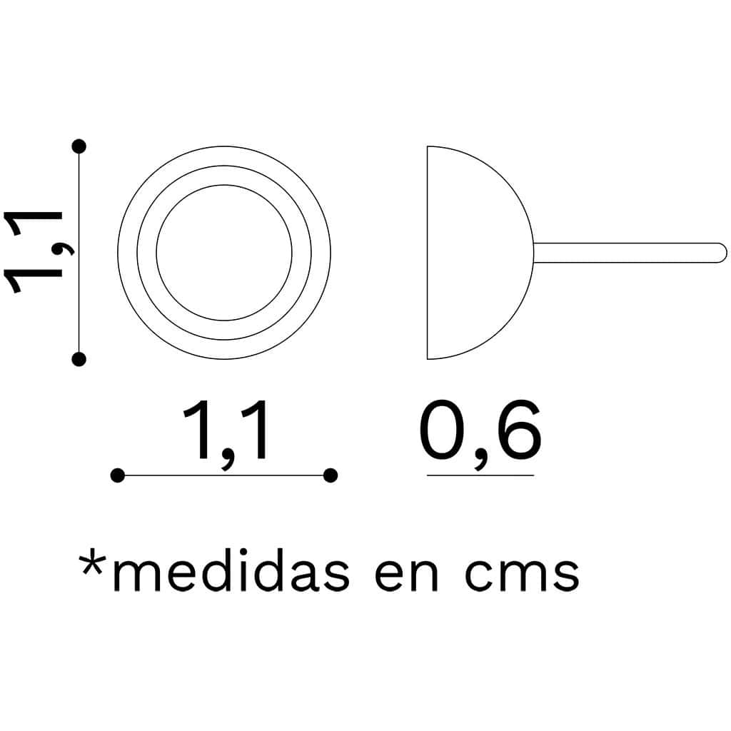 Aretes 3 semillas - miniatura 2