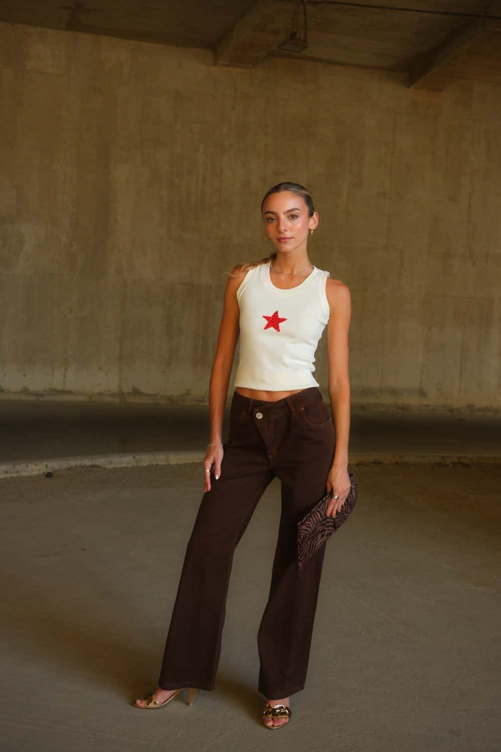 Brown Criss Cross