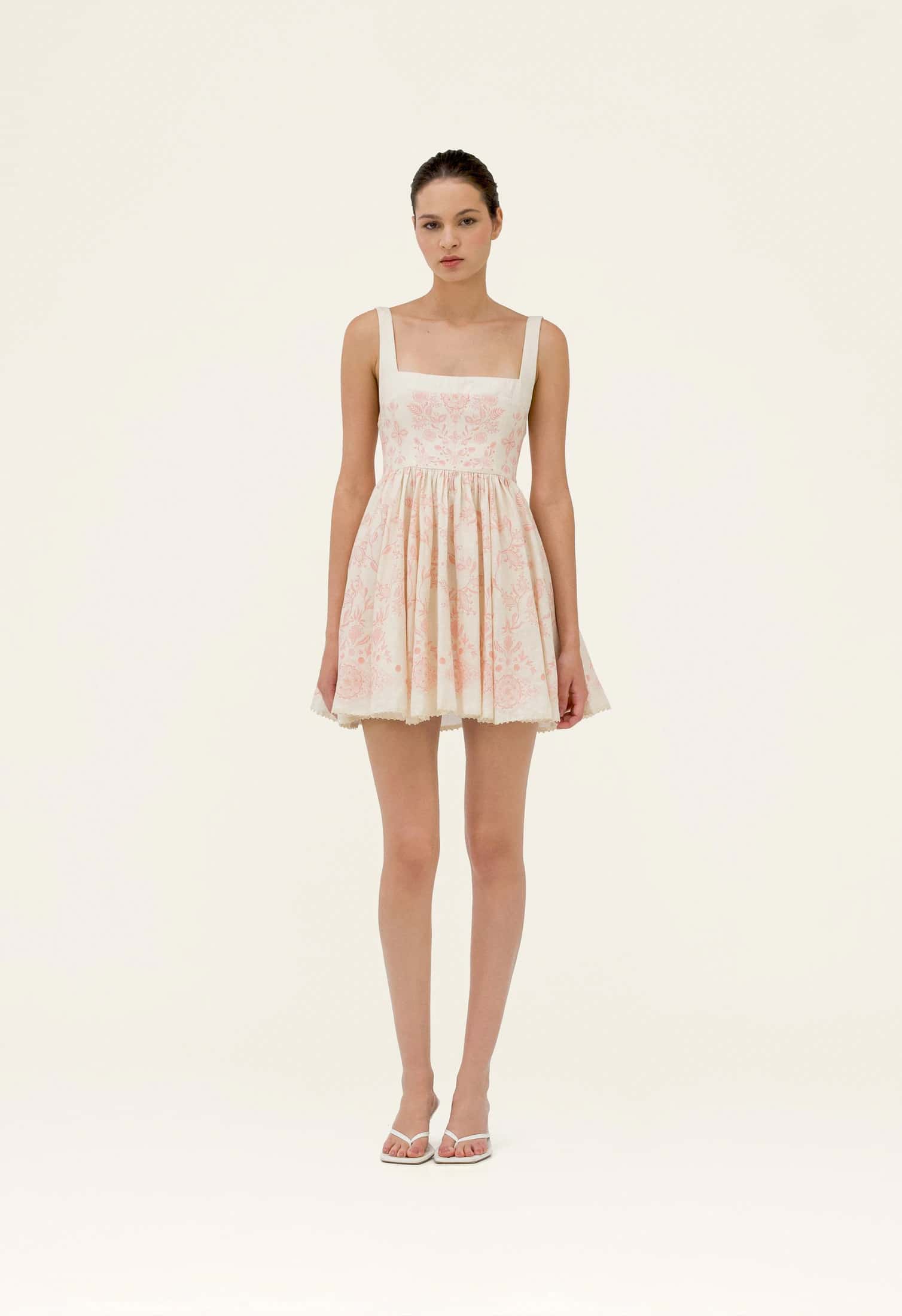 Hierbabuena Floritura Mini Dress