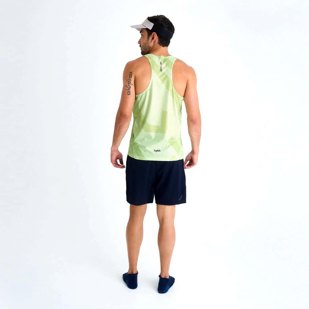 CAMISETA RUNNING MANGA SISA ENGRAVED YELLOW PARA HOMBRE - miniatura 2