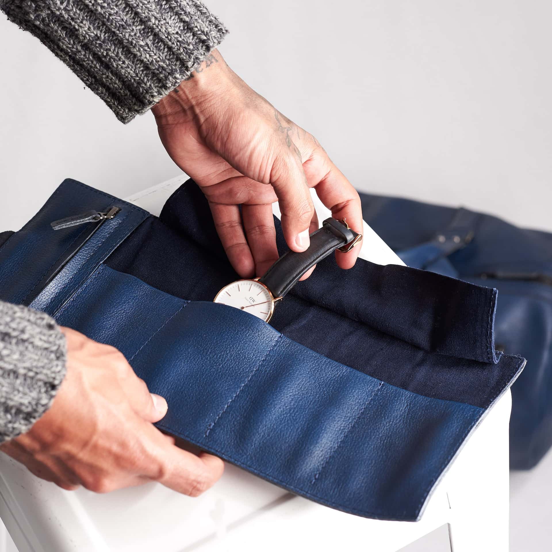 Watch Roll · Navy