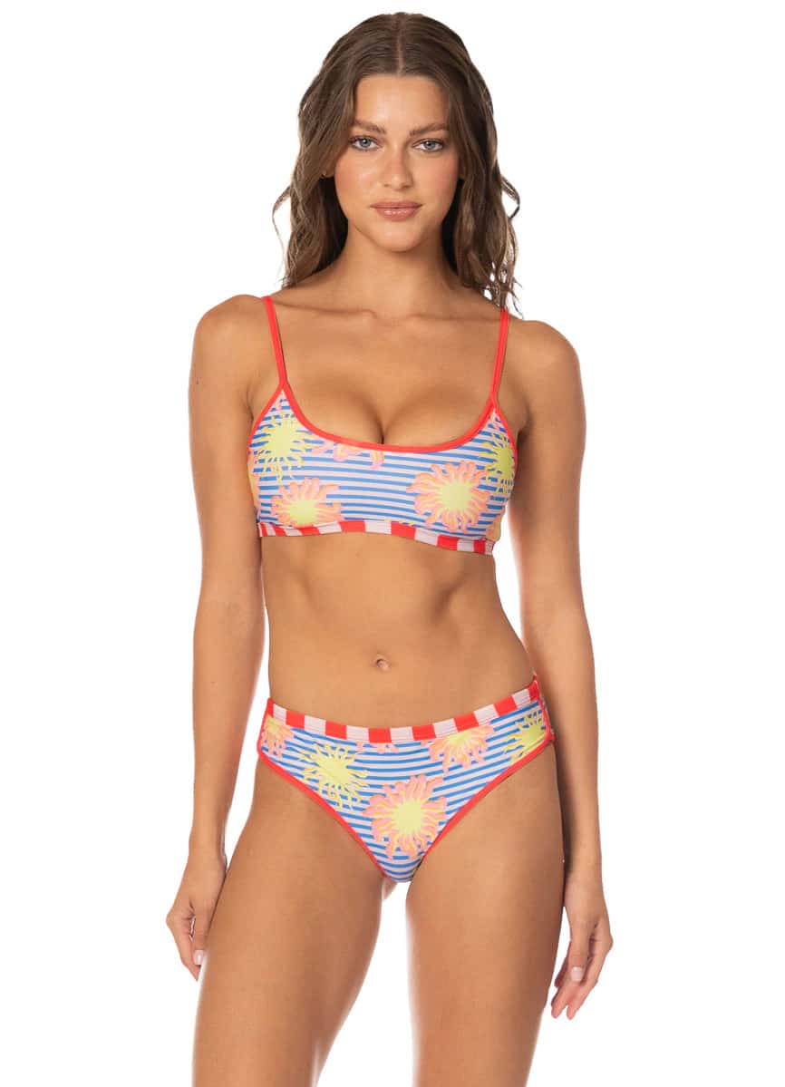 Maaji Awake In Light Lane Classic Bralette Bikini Top