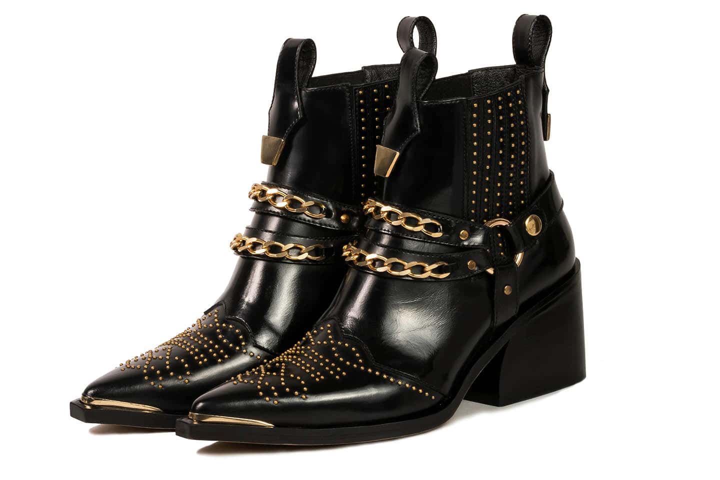 TEXAS SHOELLERY BLACK X GOLD