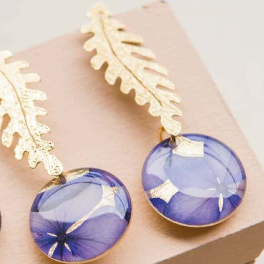 Arete ramita (Diseño 2)